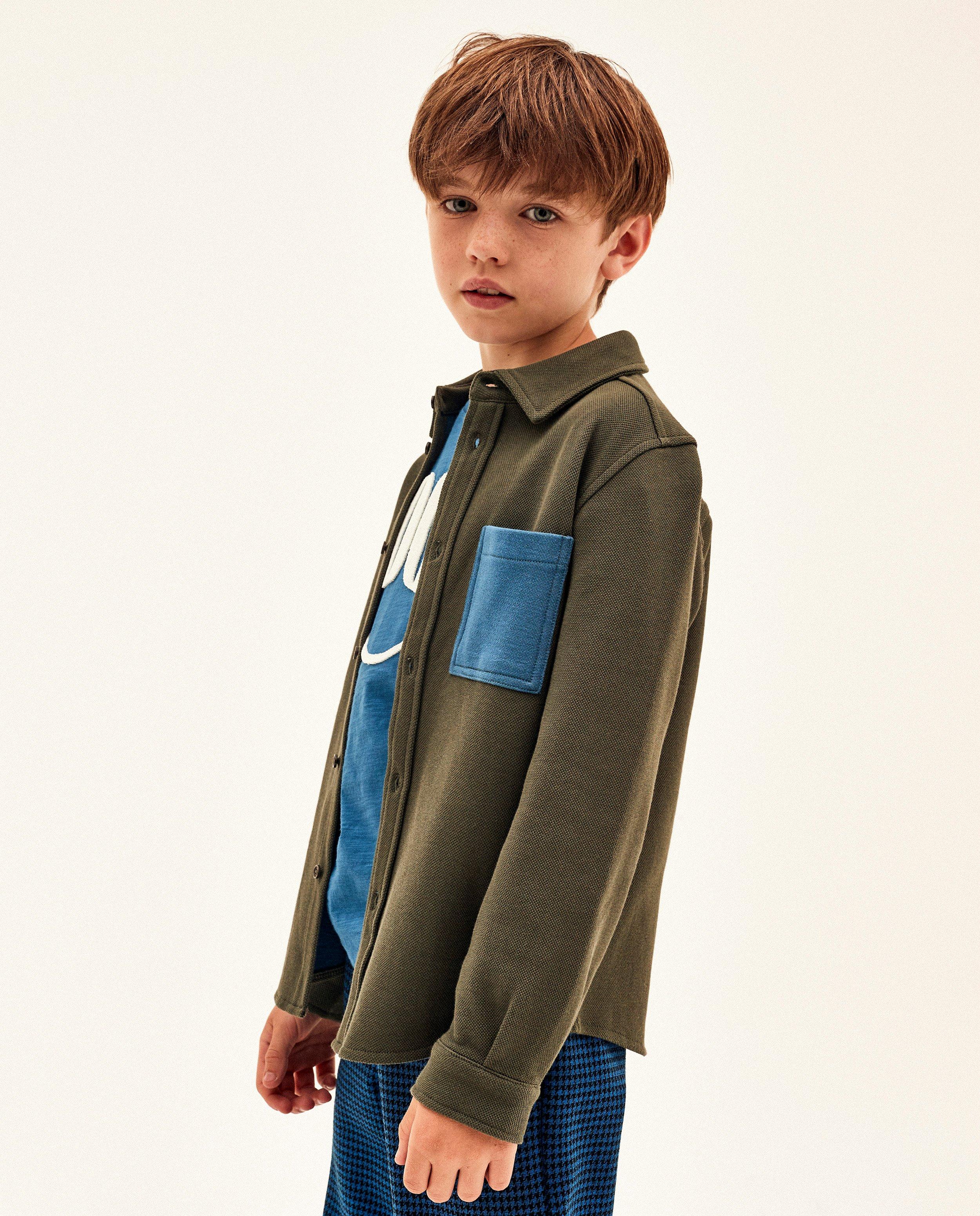 Hemd met contrastborstzak CKS Kids JBC Belgie Belgie