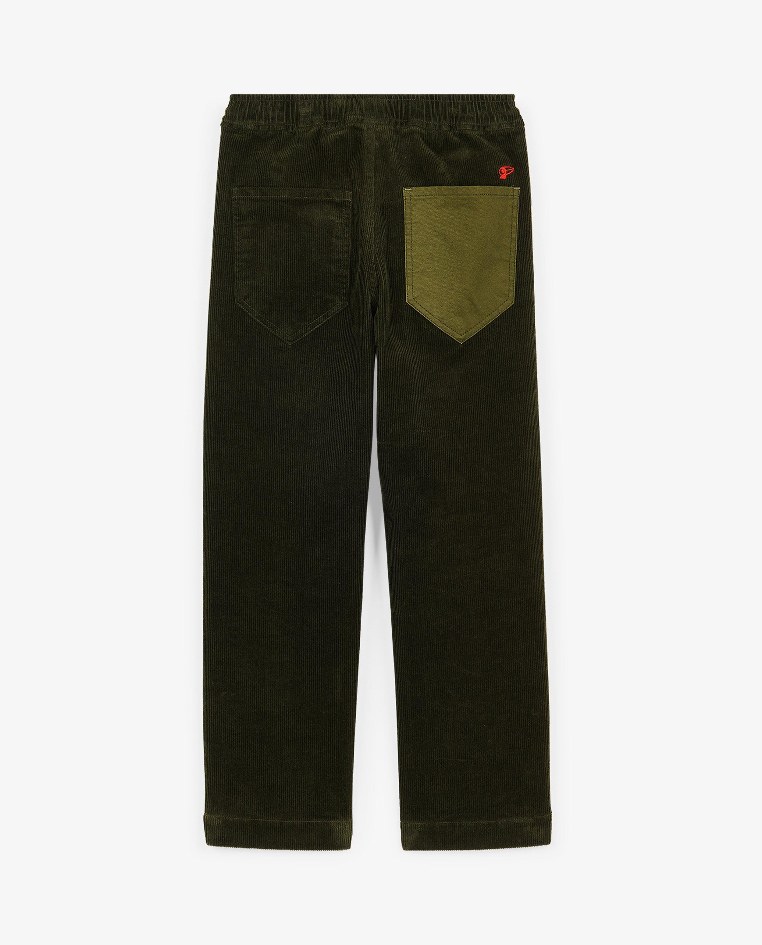 Pantalon en velours c&ocirc;tel&eacute; - D&eacute;tails du produit - khaki - image num&eacute;ro 2