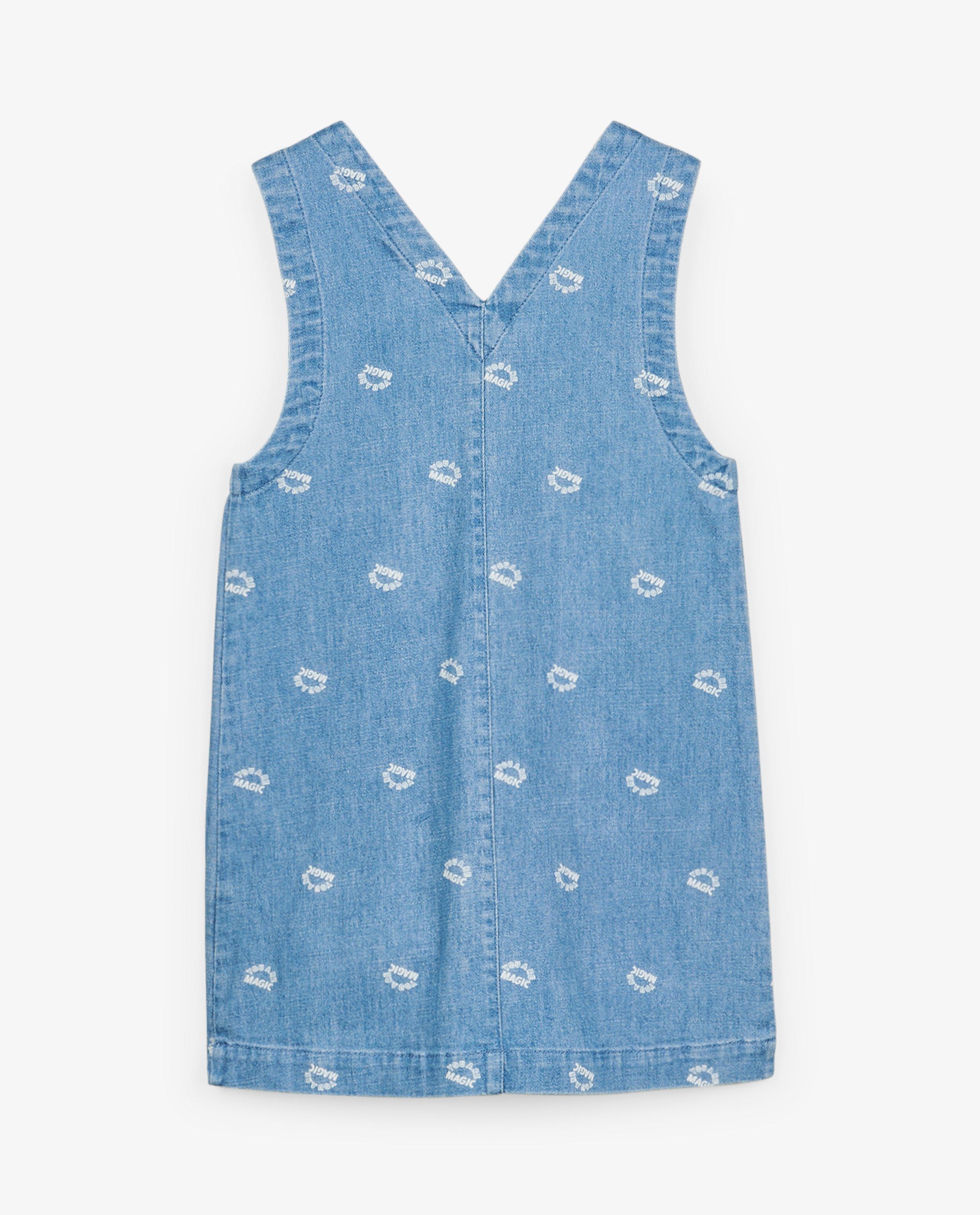 Kleedjes - Lichtblauwe jeanssalopettejurk