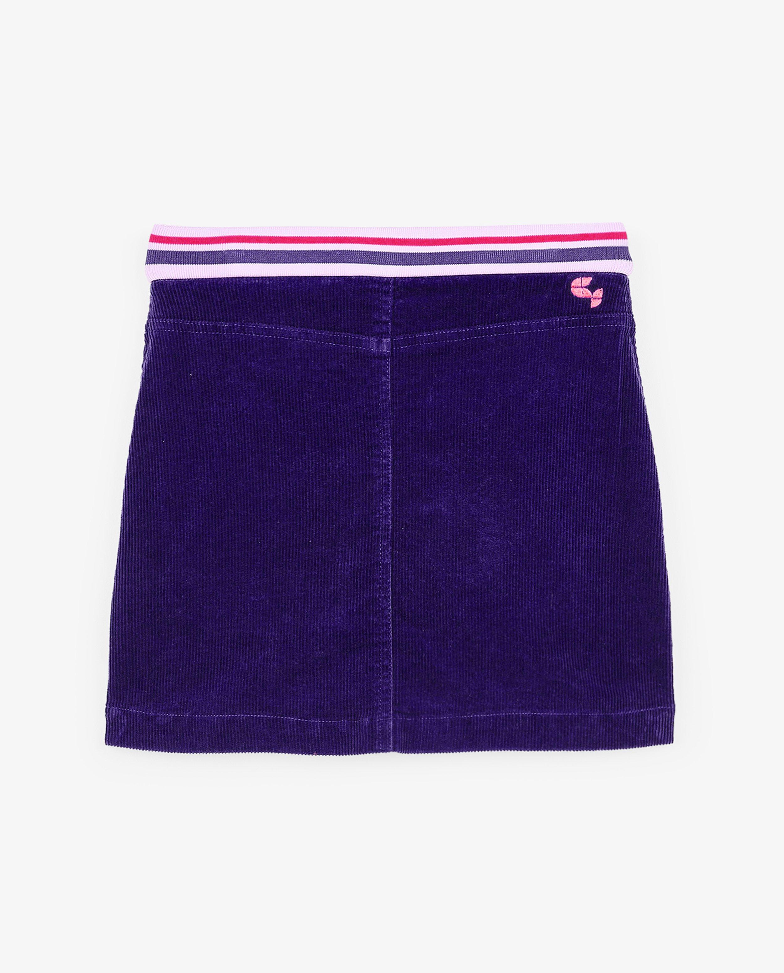 Paarse rok van ribfluweel - Product Detail - paars - afbeelding nummer 3