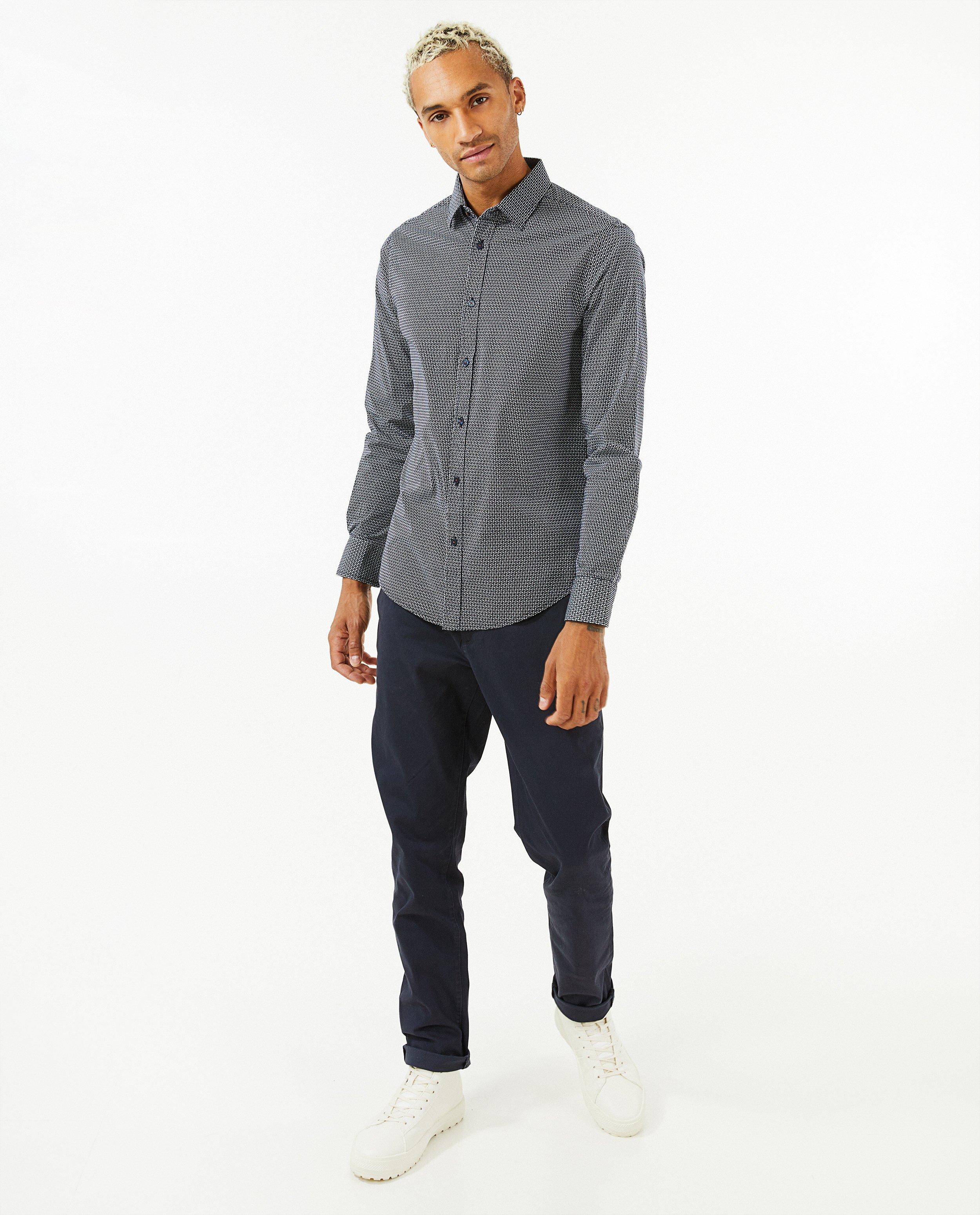 Hemd met geometrische print - null - Iveo