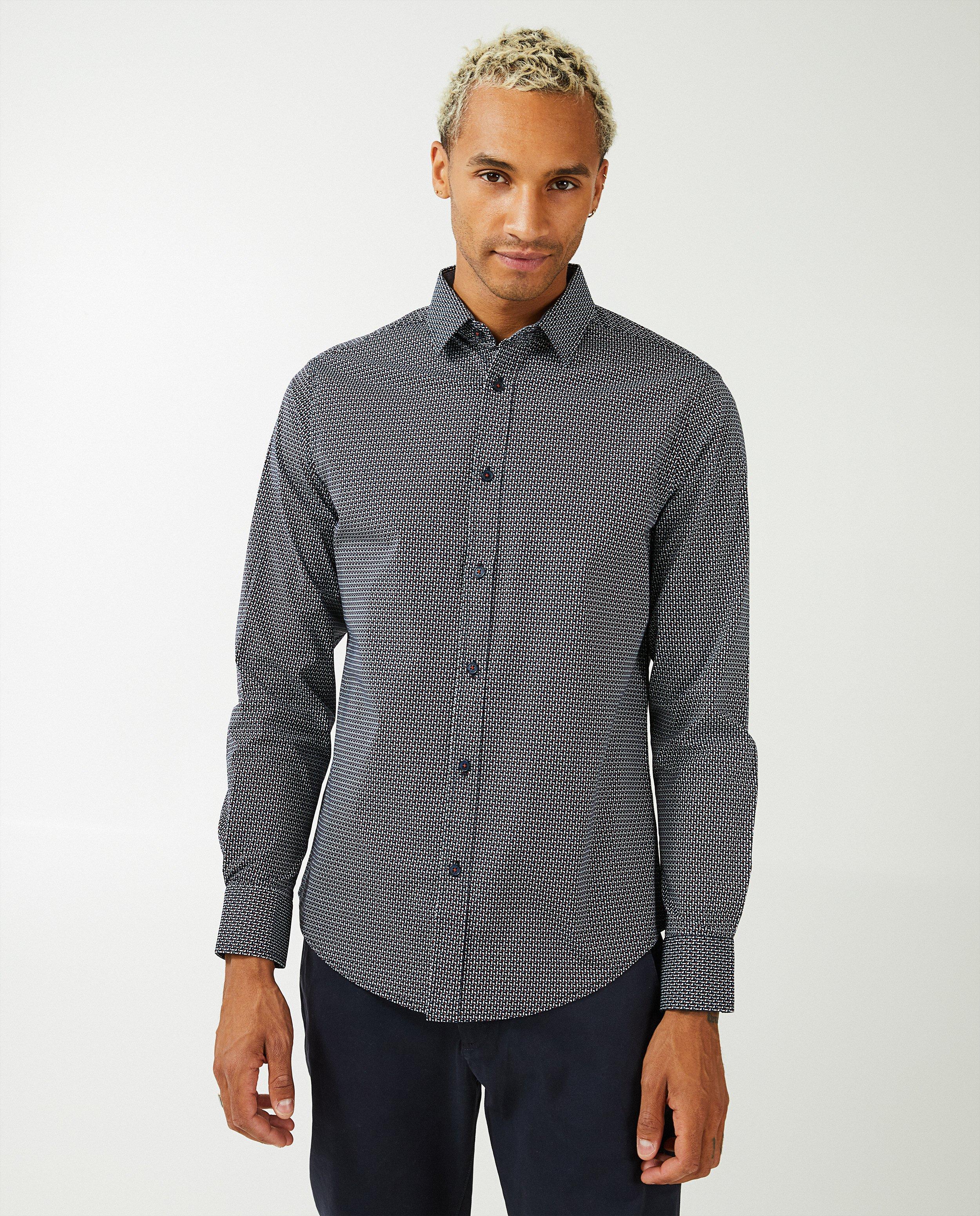 Hemden - Hemd met geometrische print