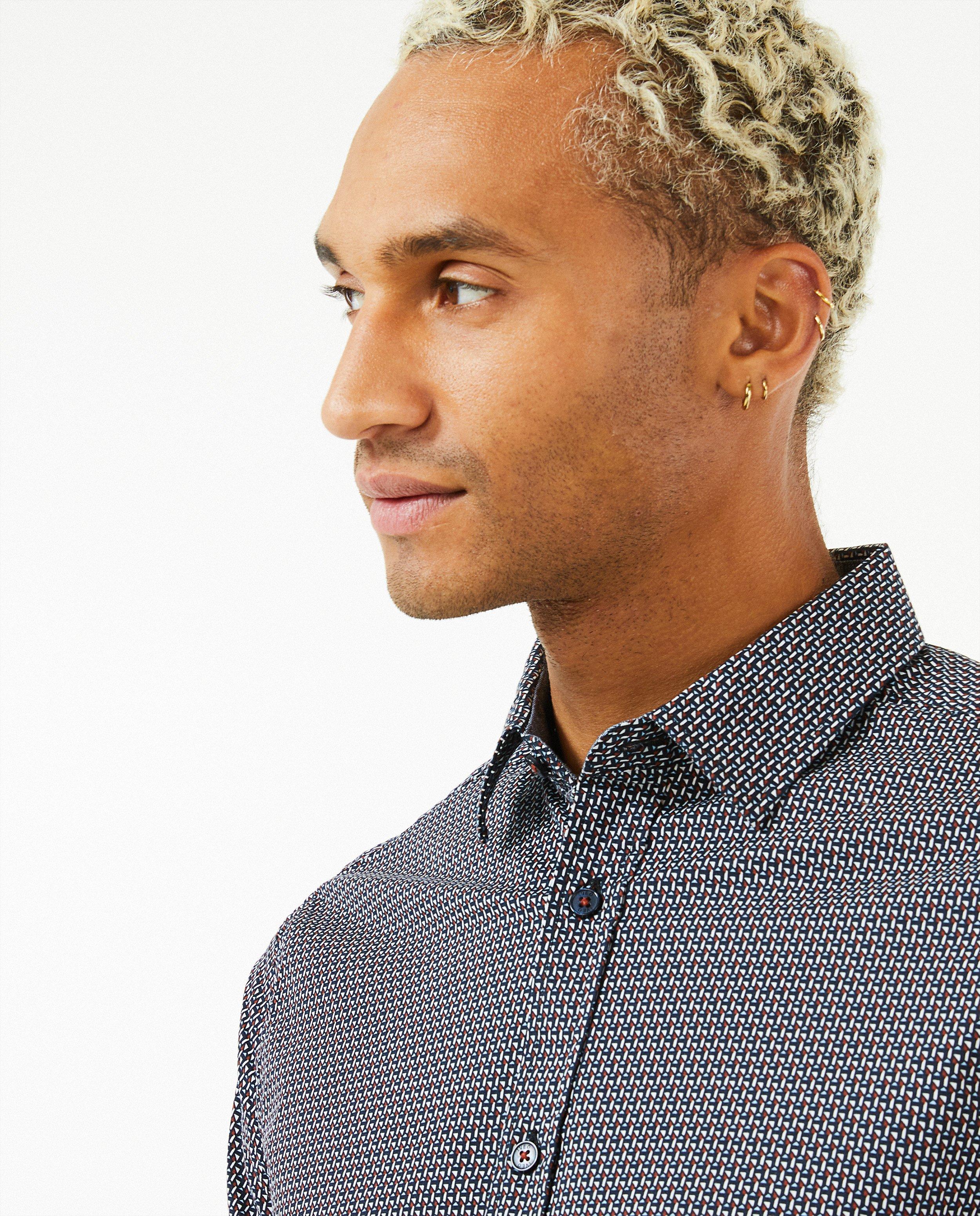 Hemden - Hemd met geometrische print
