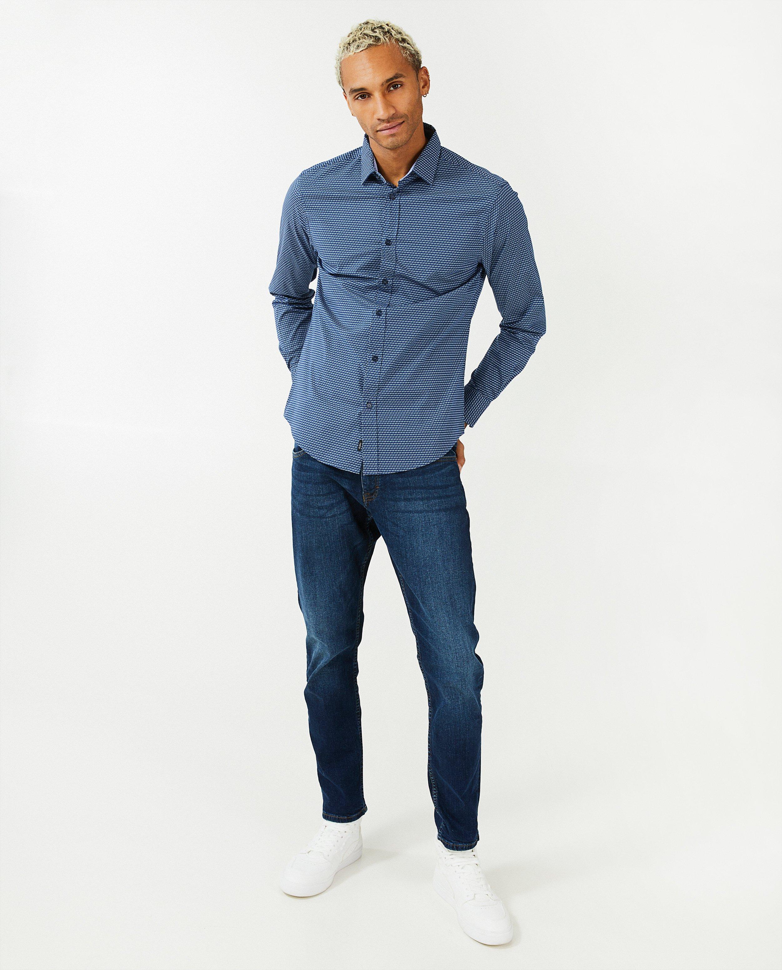 Hemd met geometrische print - null - Iveo
