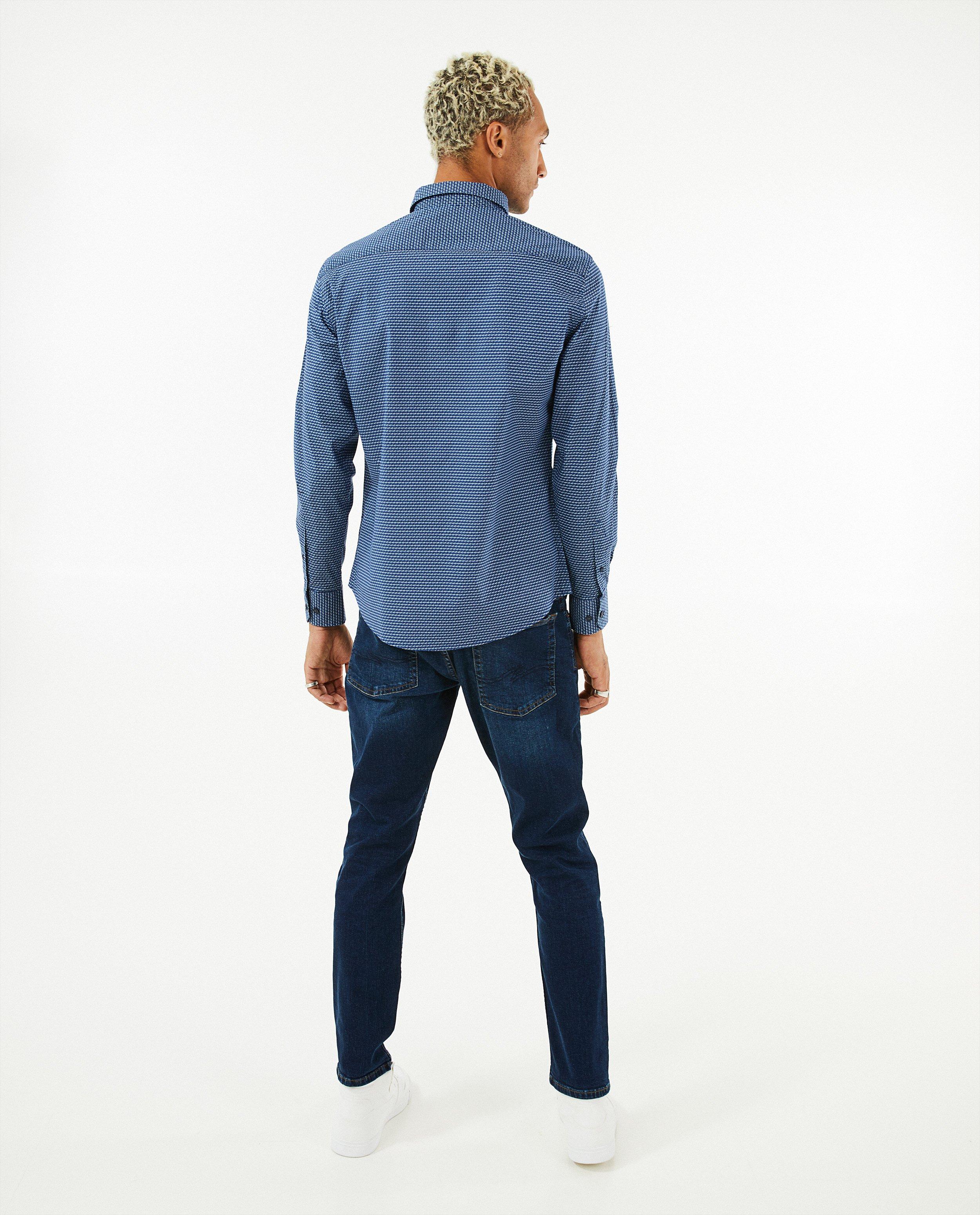 Hemden - Hemd met geometrische print
