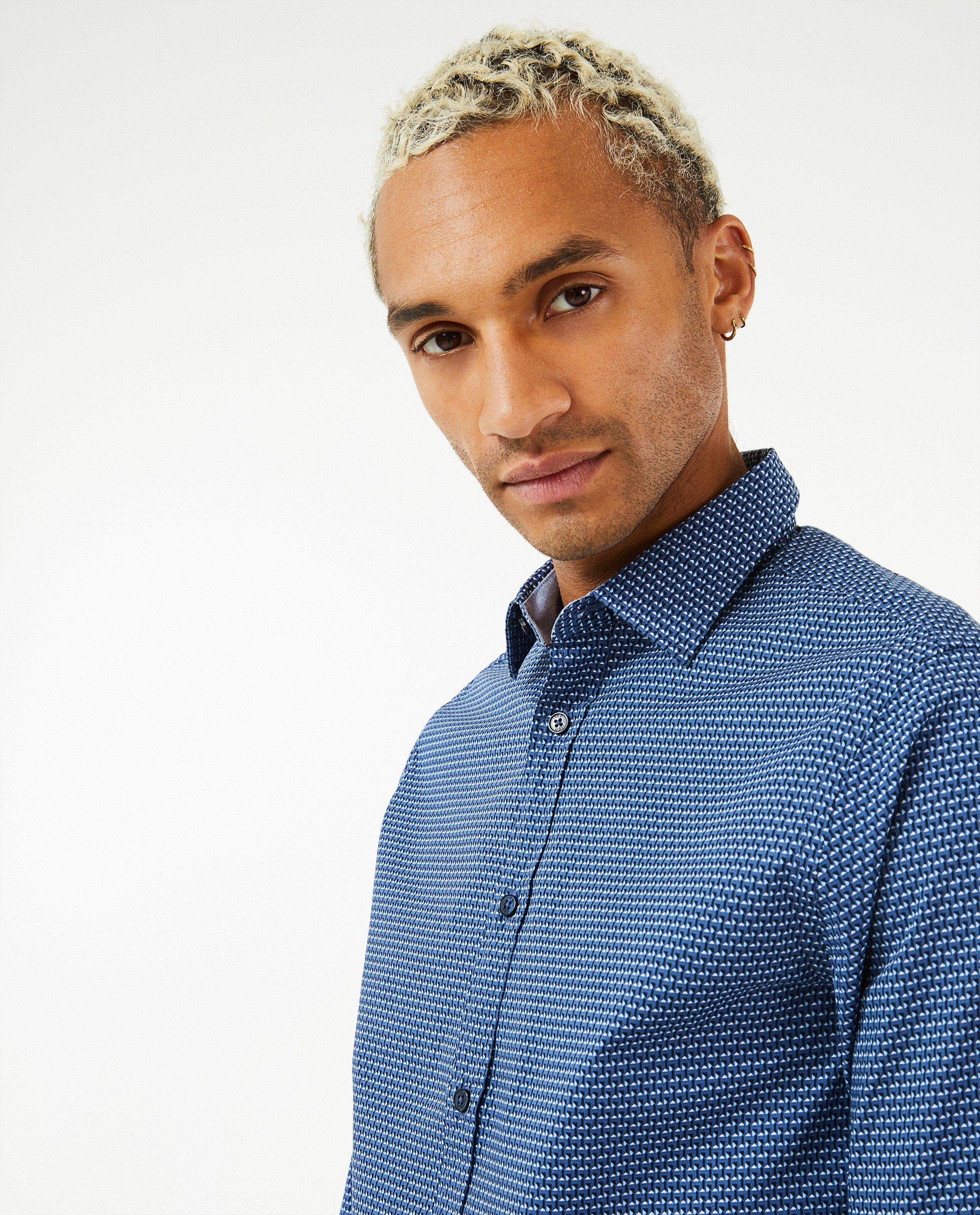 Hemden - Hemd met geometrische print
