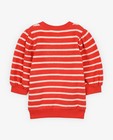 Sweaters - Rode sweater met strepen