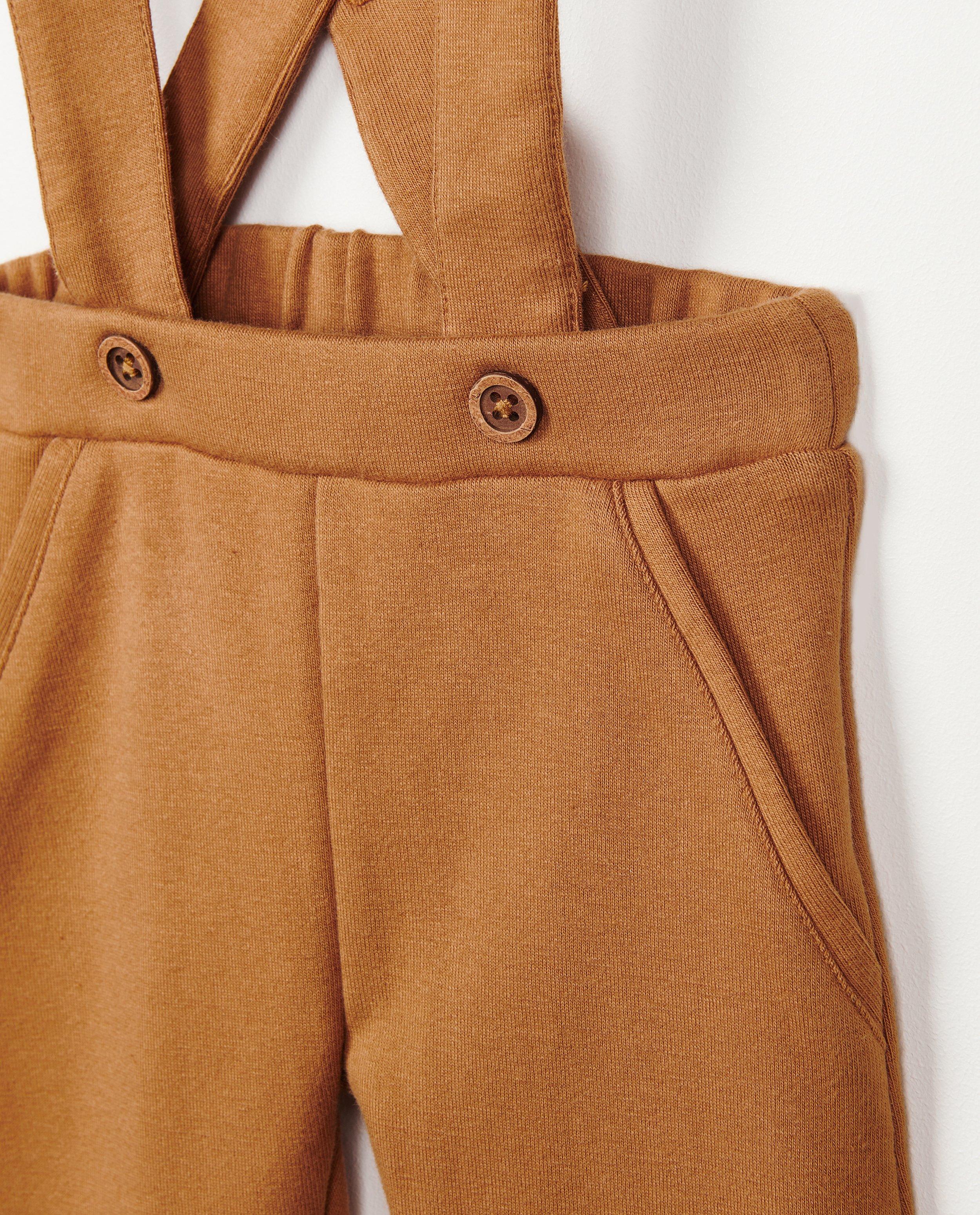 Bruine legging met bretellen - Product Detail - bruin - afbeelding nummer 3