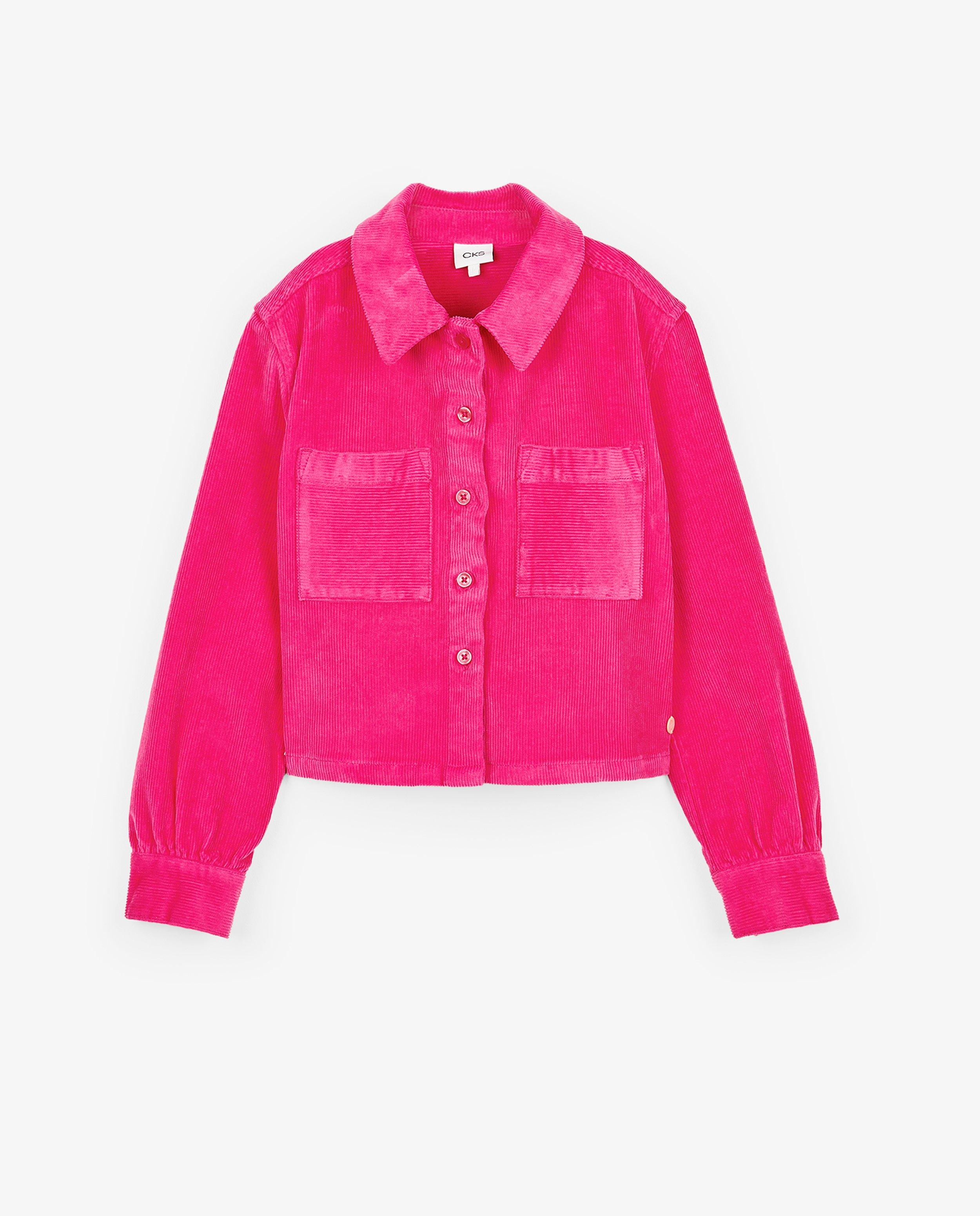 Fuchsia vest van ribfluweel - Product Detail - felroze - afbeelding nummer 2