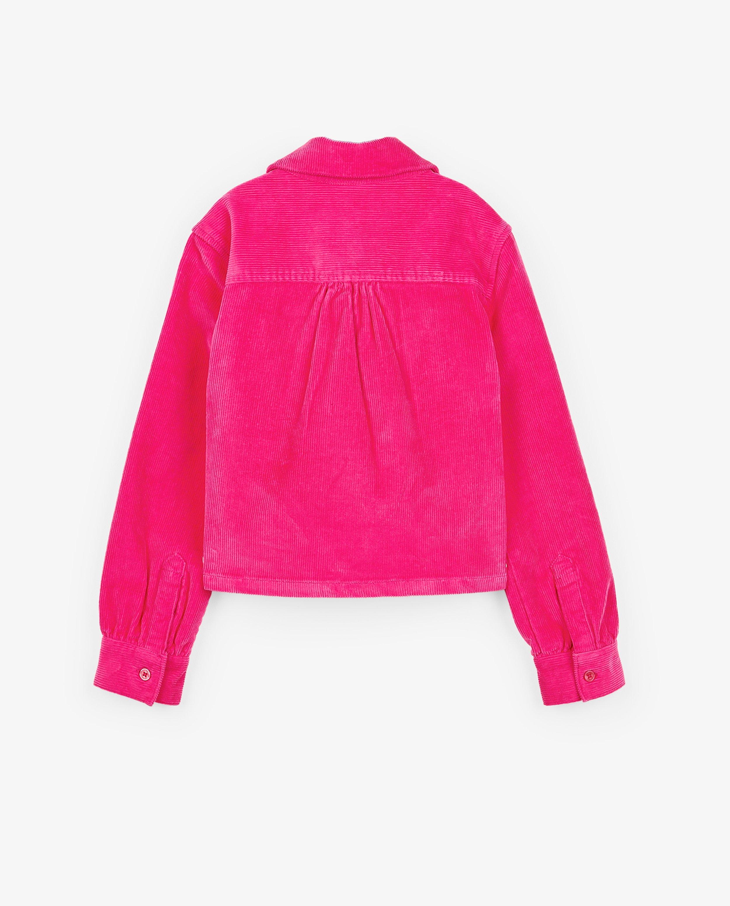 Fuchsia vest van ribfluweel - Product Detail - felroze - afbeelding nummer 3