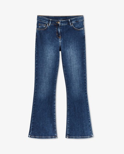 Blauwe bootcut jeans