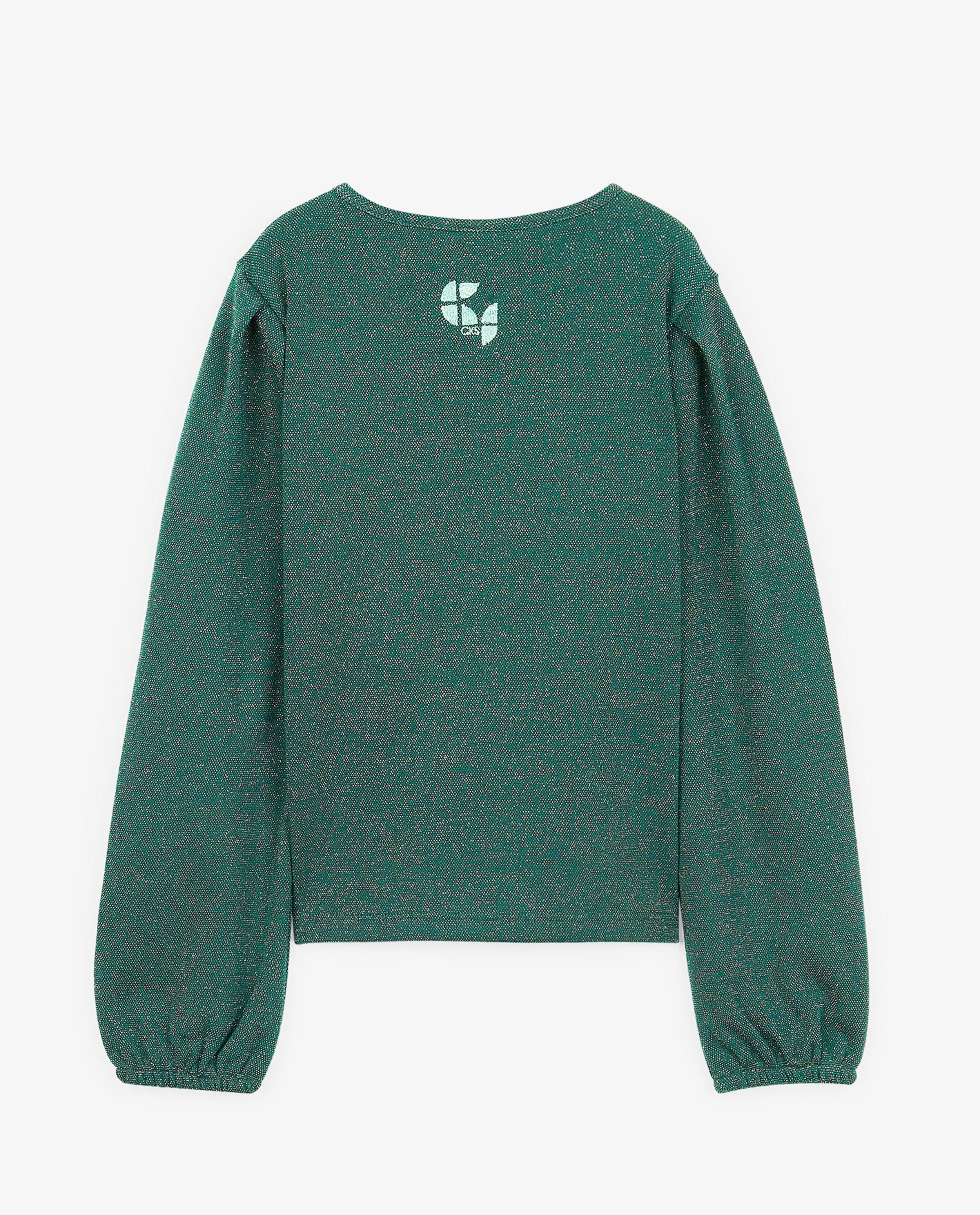 T-shirts - Groen T-shirt met lange mouwen