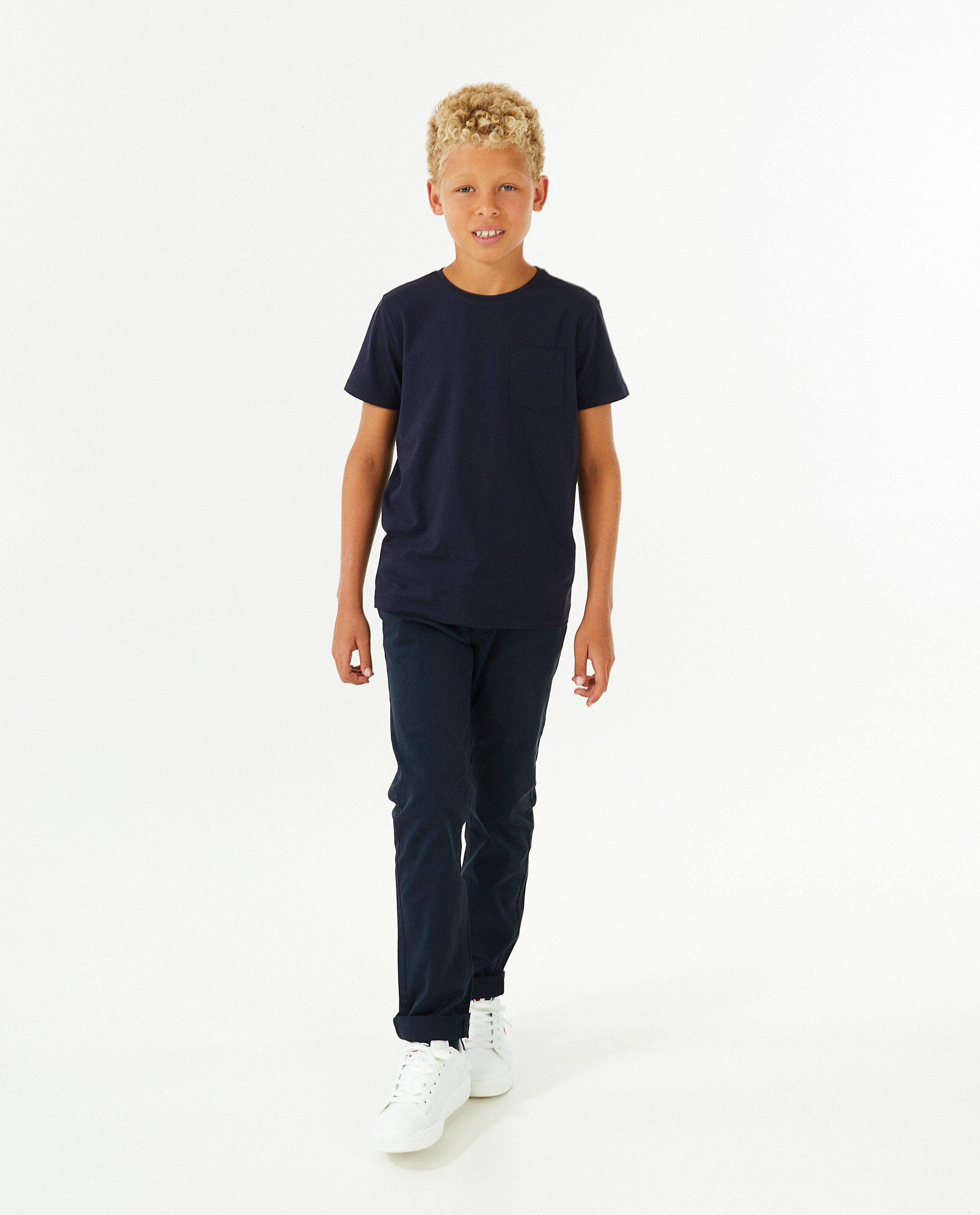 Wit T-shirt met borstzak - null - Fish & Chips