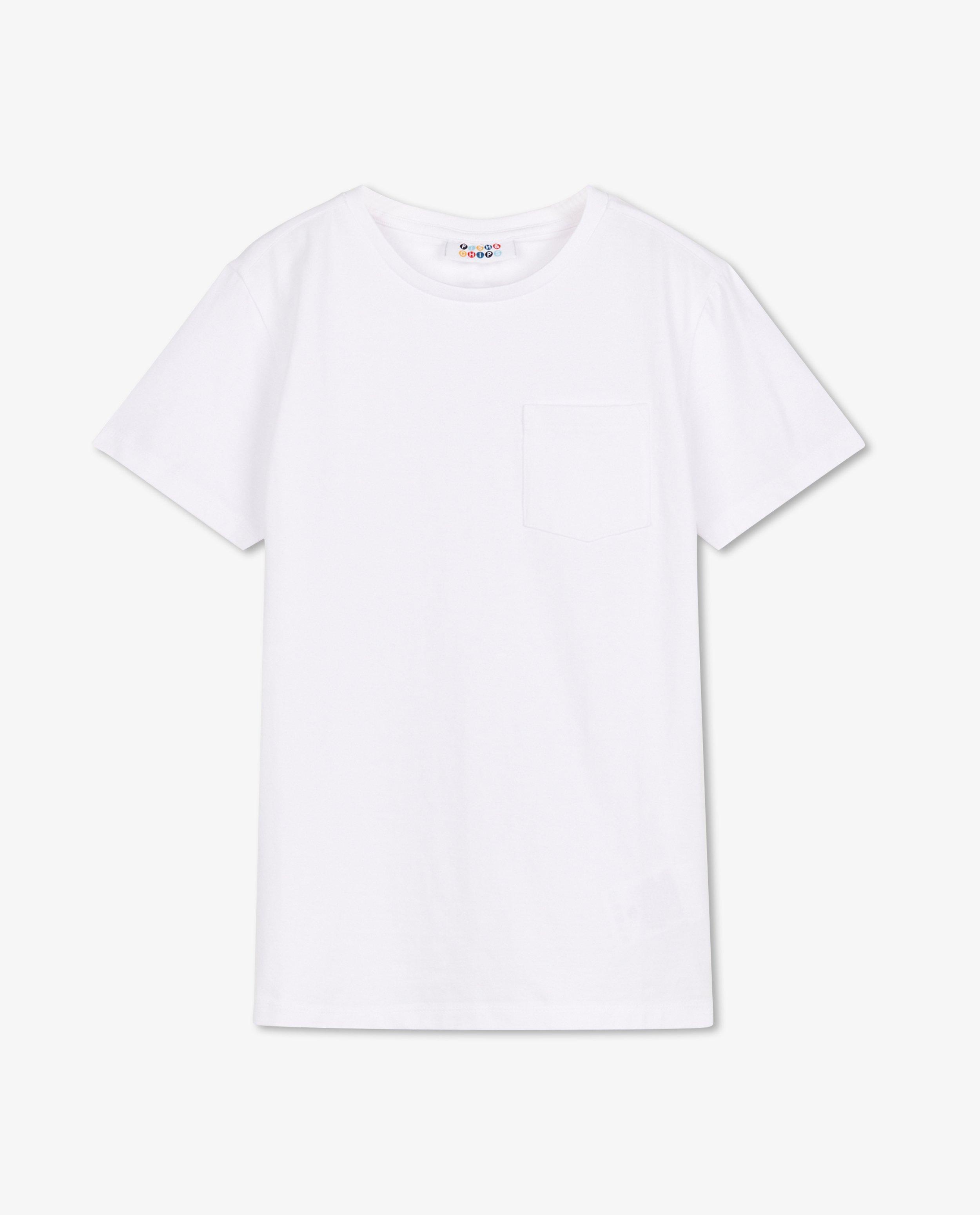 T-shirts - Donkerblauw T-shirt met borstzak