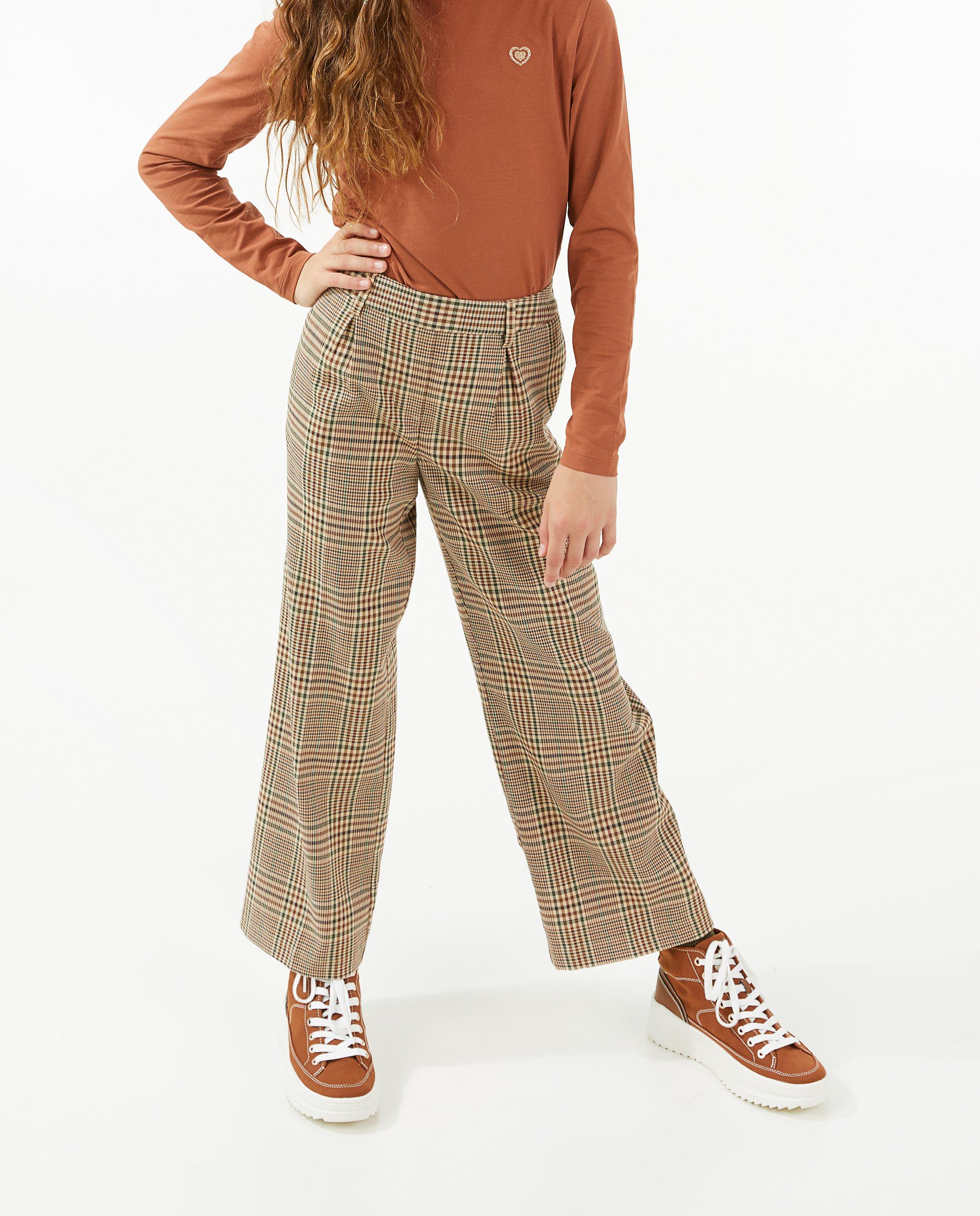 Broeken - Broek met ruitpatroon