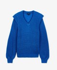 Truien - Blauwe trui van fijne brei