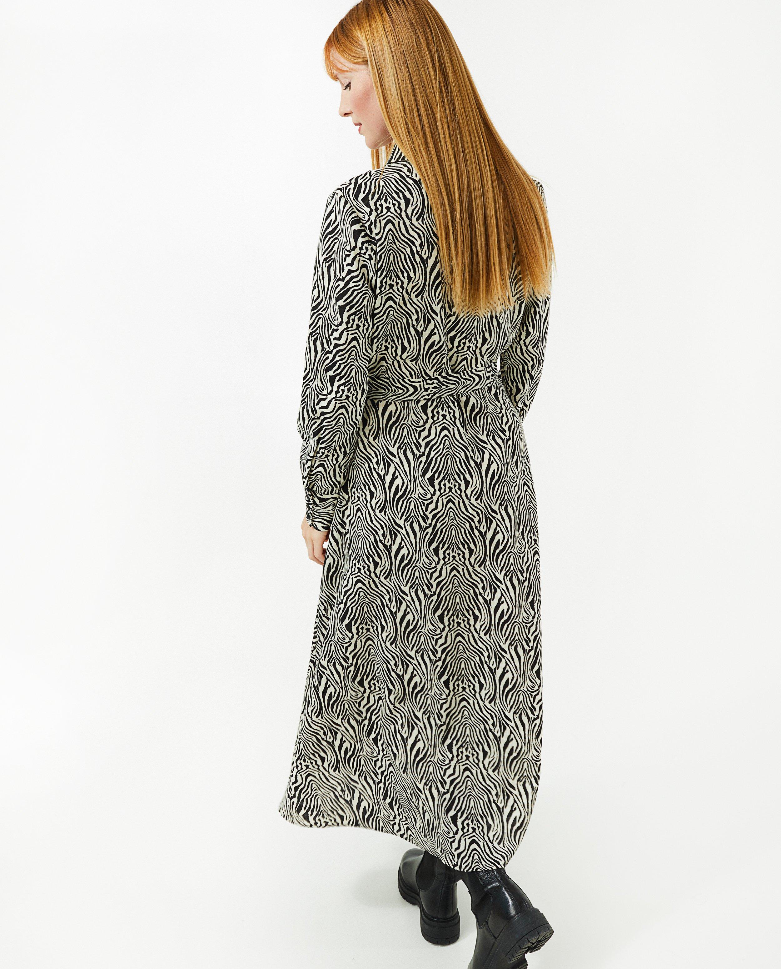 Kleedjes - Lange hemdjurk met print