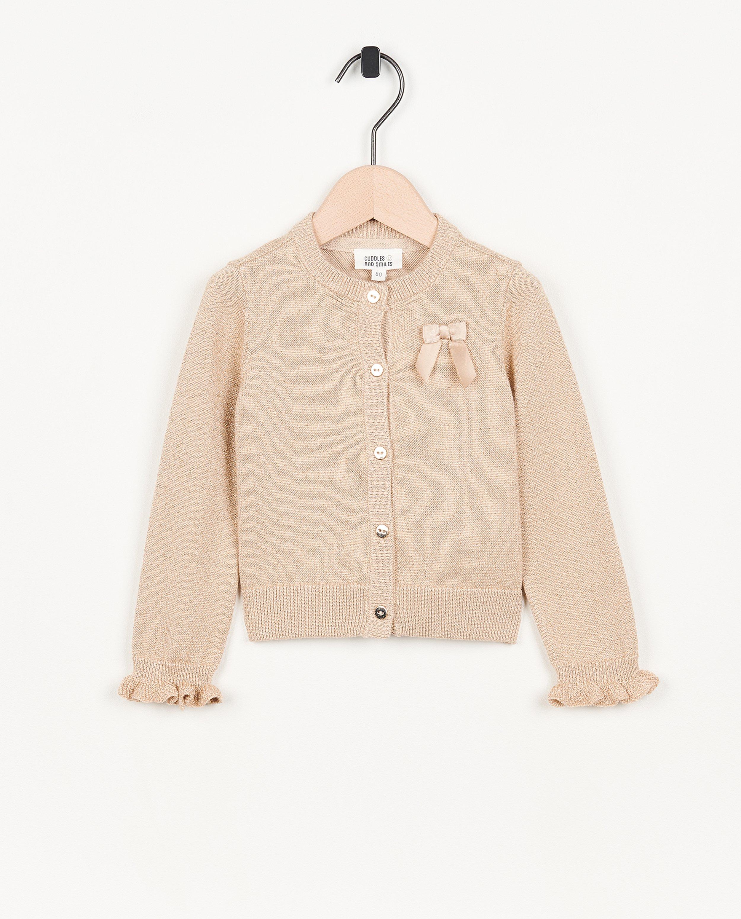 Gouden cardigan Feest - Product Detail - lichtgeel - afbeelding nummer 1