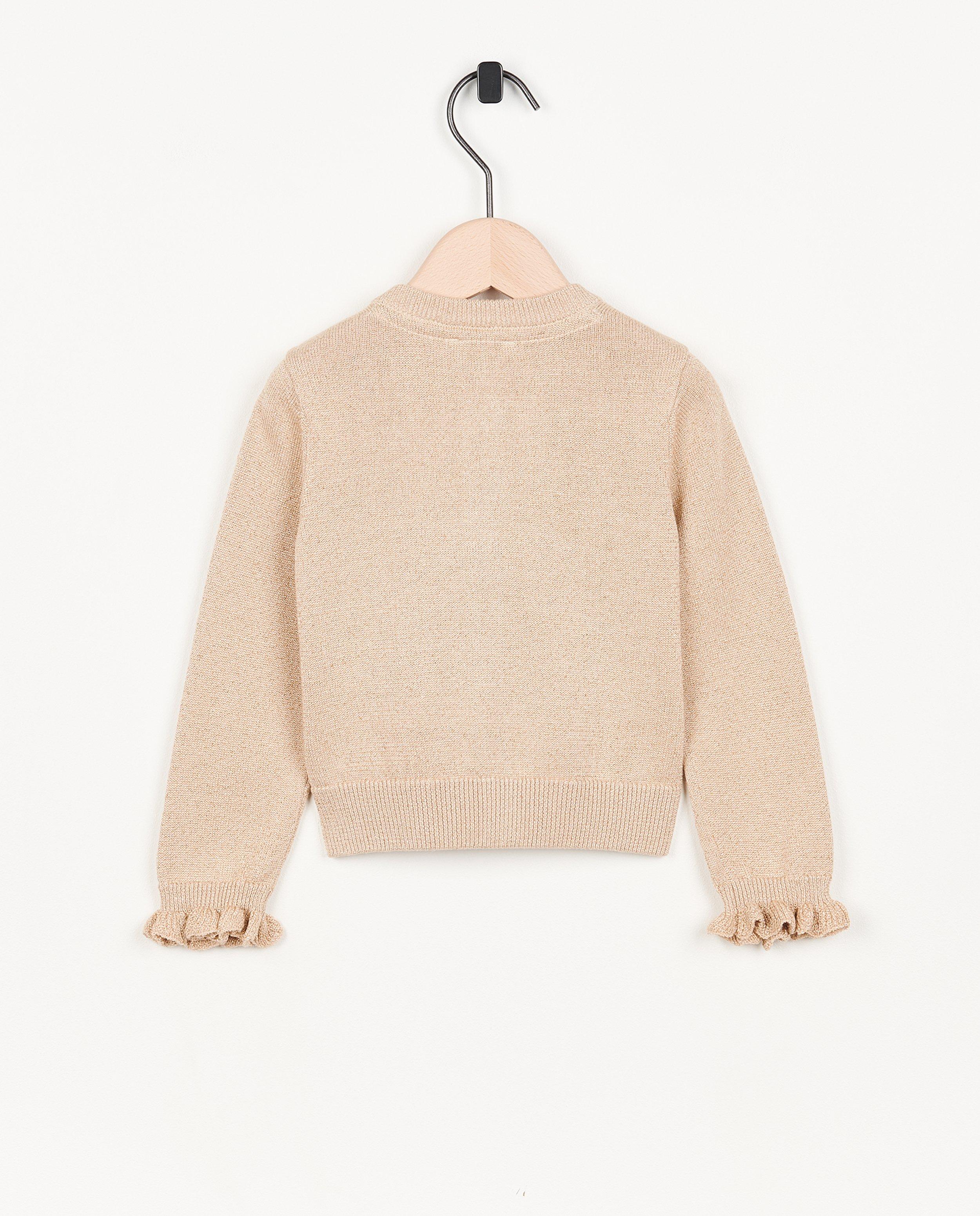 Gouden cardigan Feest - Product Detail - lichtgeel - afbeelding nummer 2