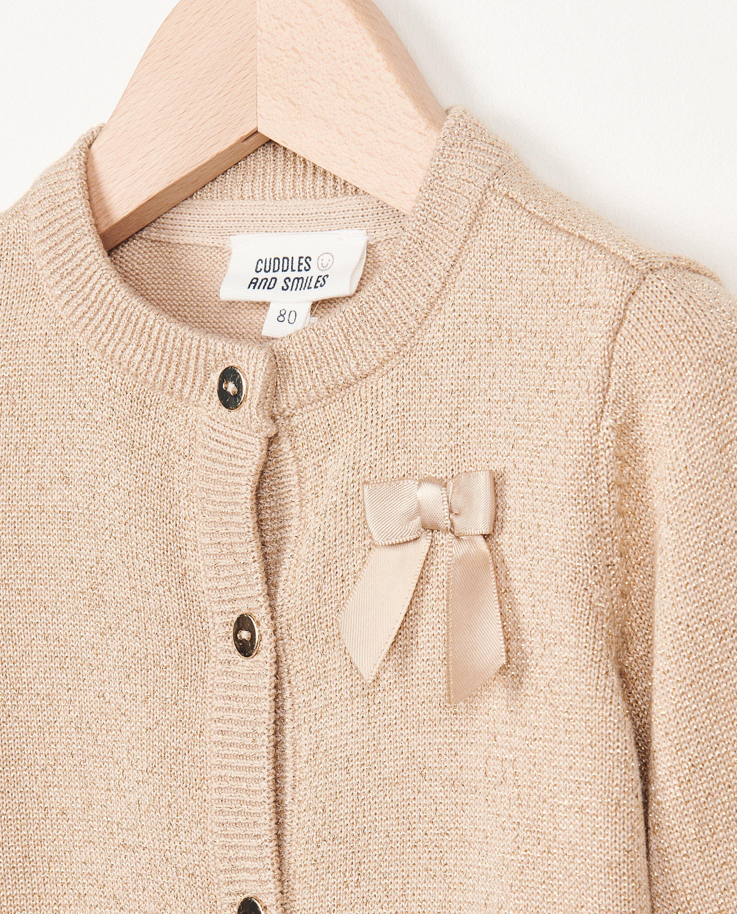 Gouden cardigan Feest - Product Detail - lichtgeel - afbeelding nummer 3