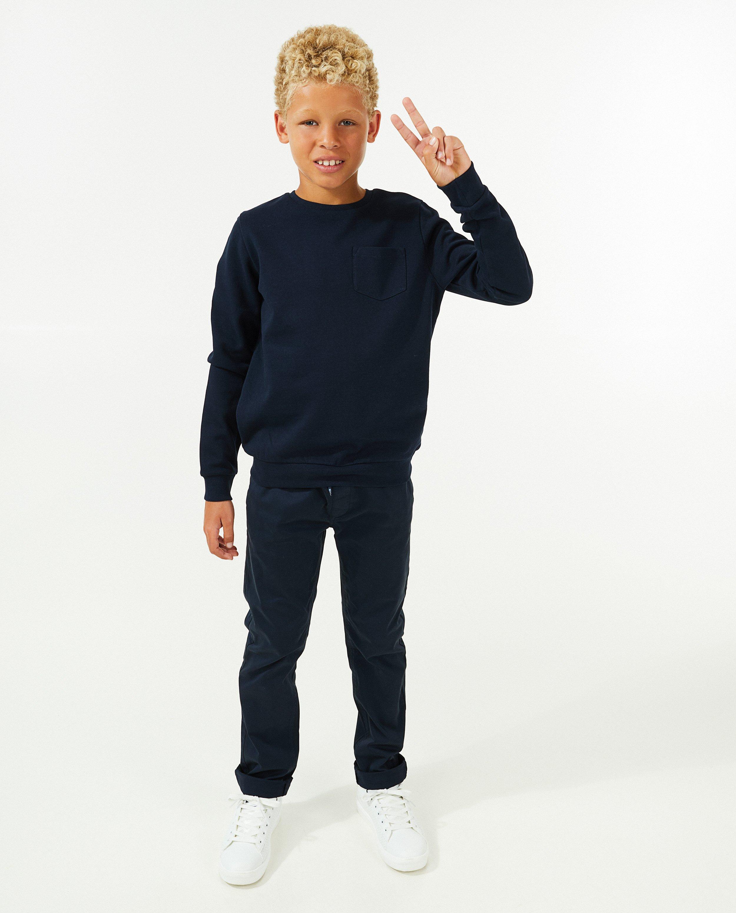 Donkerblauwe sweater - null - Fish & Chips