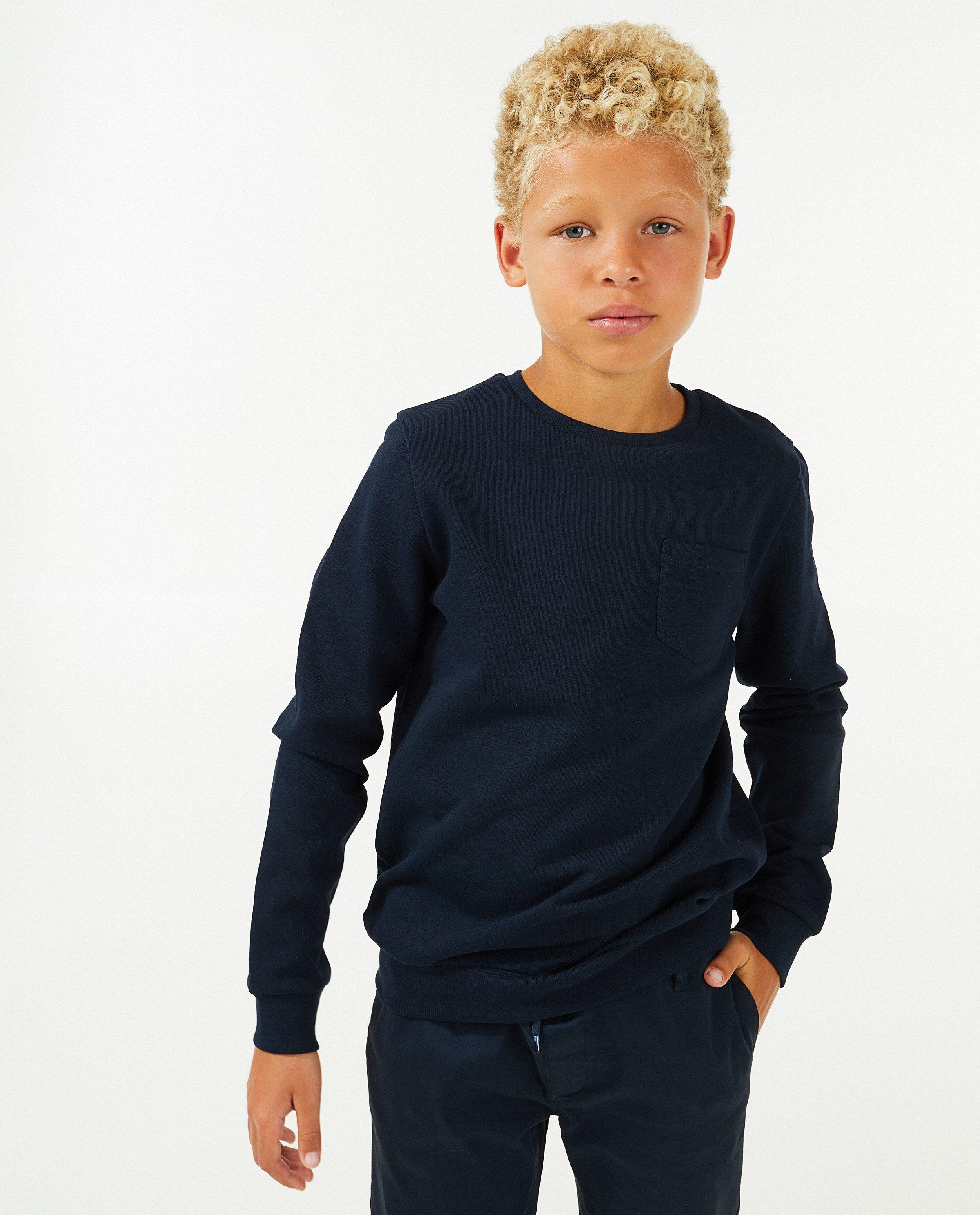 Sweaters - Donkerblauwe sweater