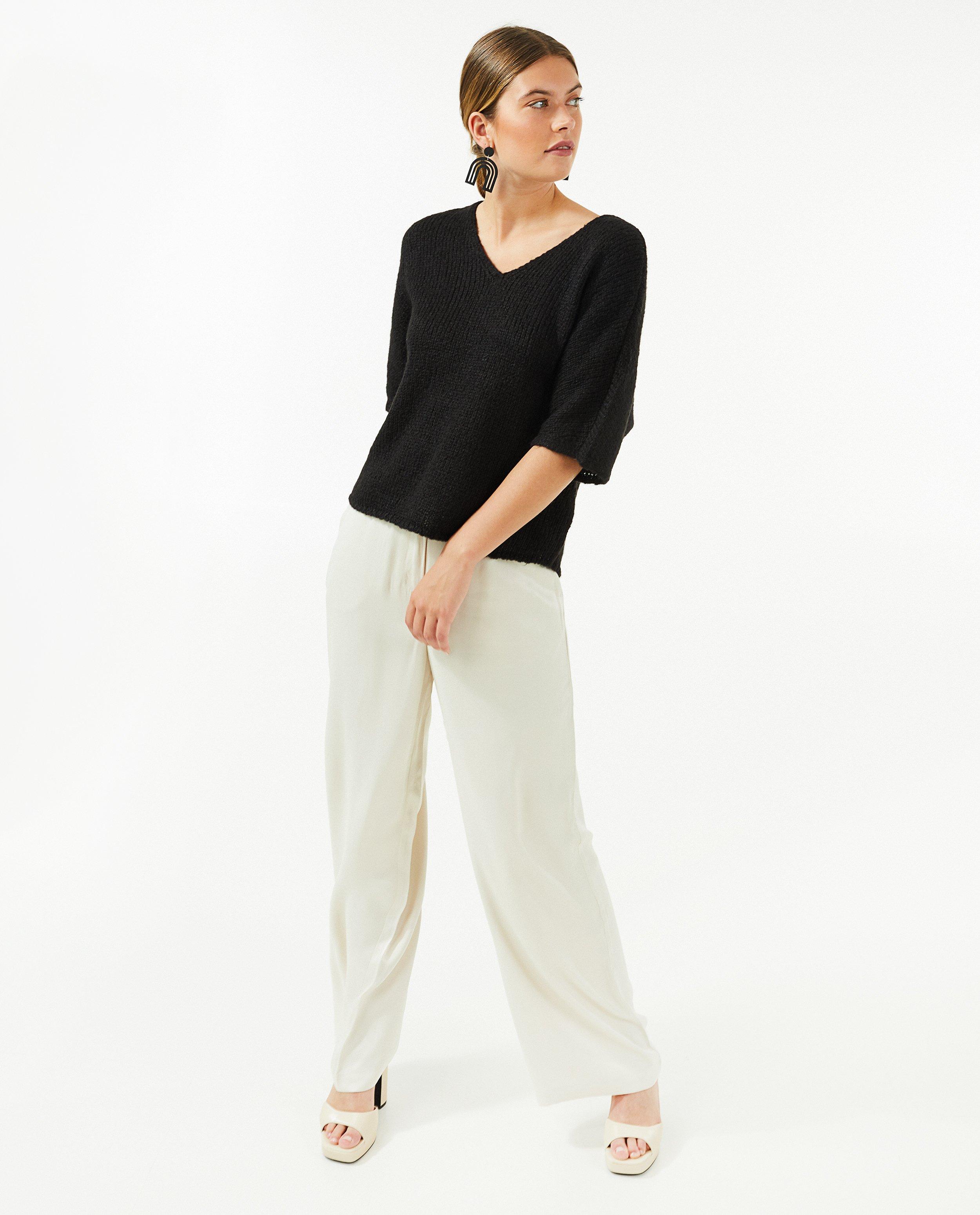 Pulls - Pull beige en laine