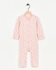 Pyjama rose à imprimé - null - Cuddles and Smiles