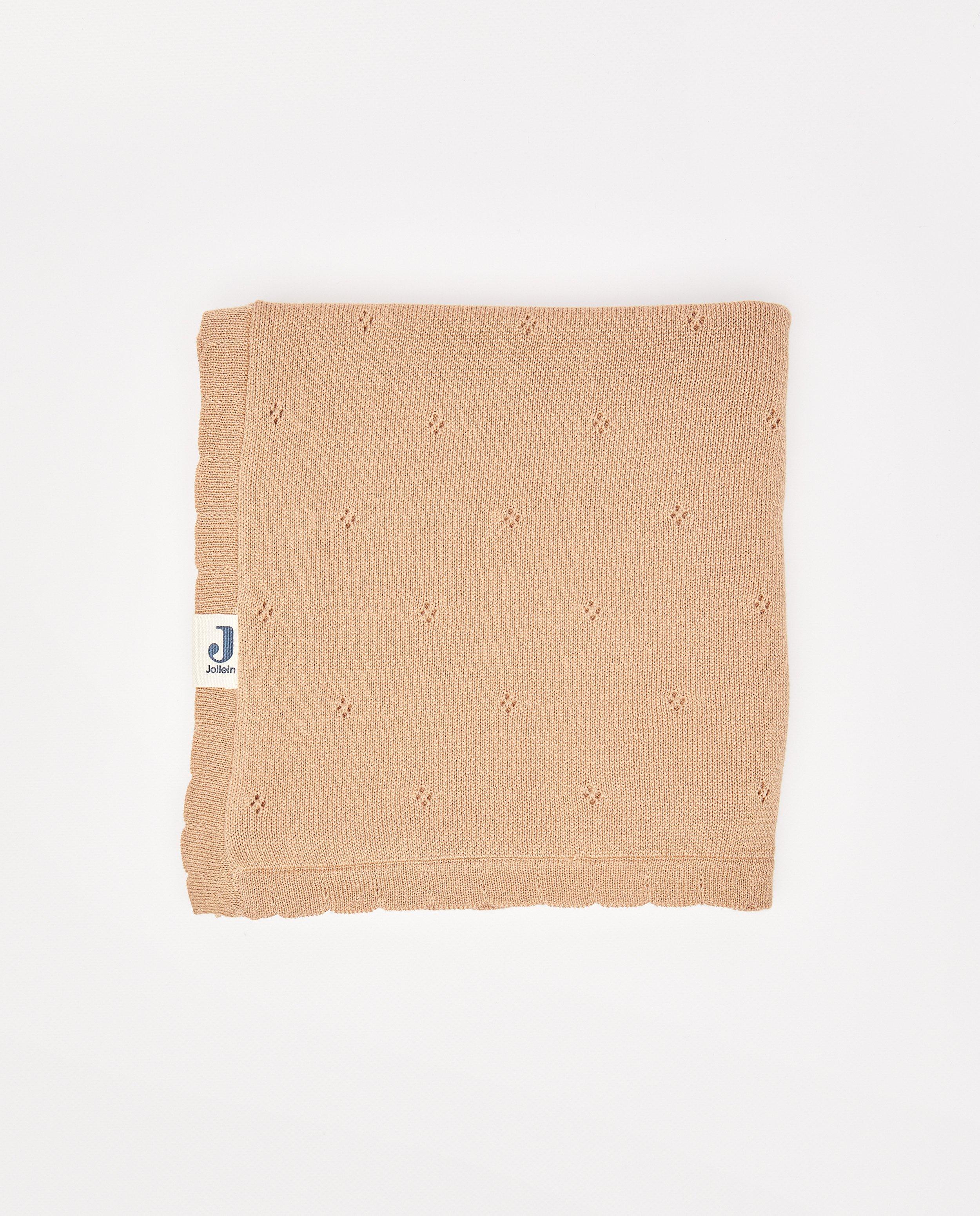Couverture brune en coton bio Jollein - null - Jollein