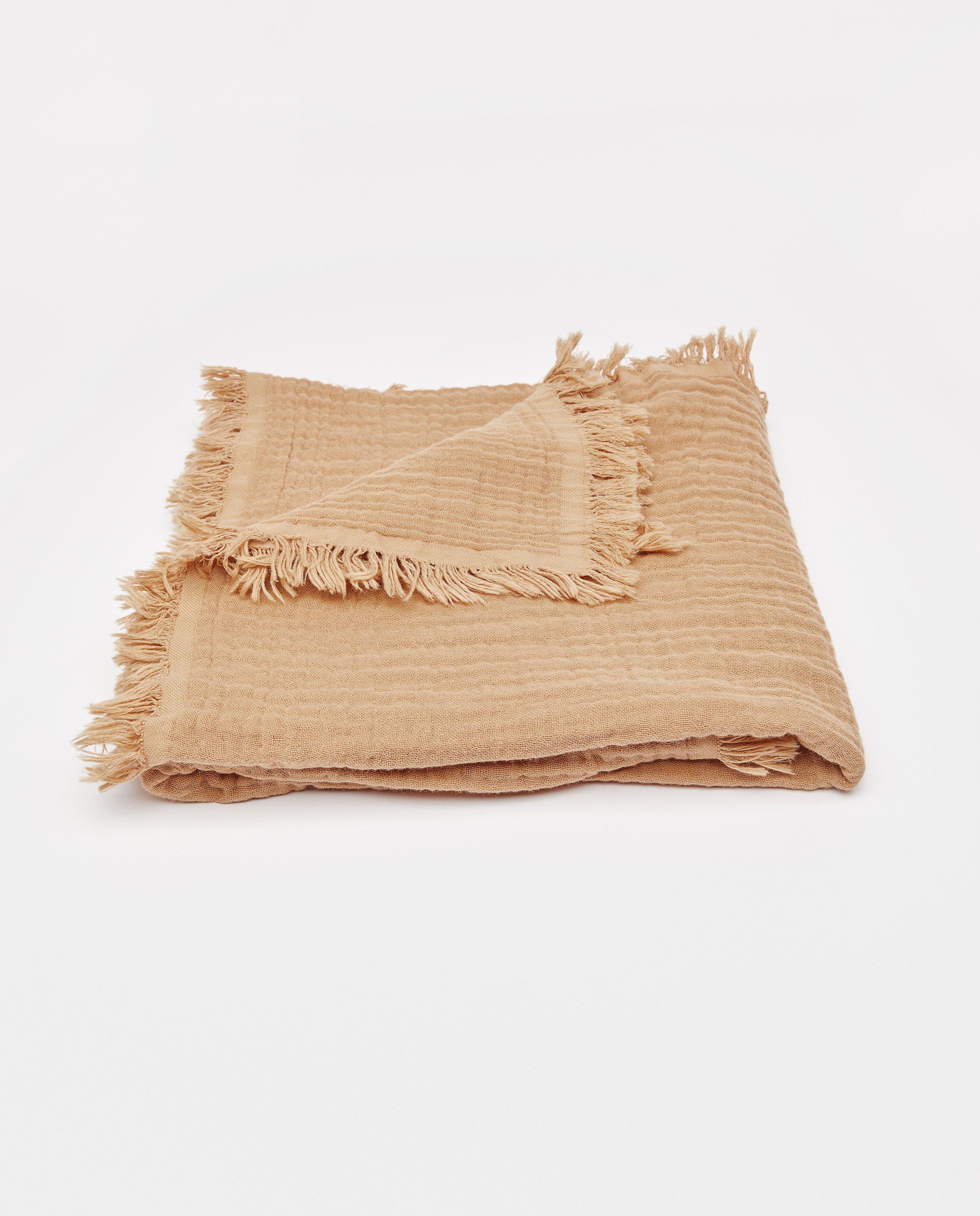 Couverture brune en coton bio Jollein - null - Jollein