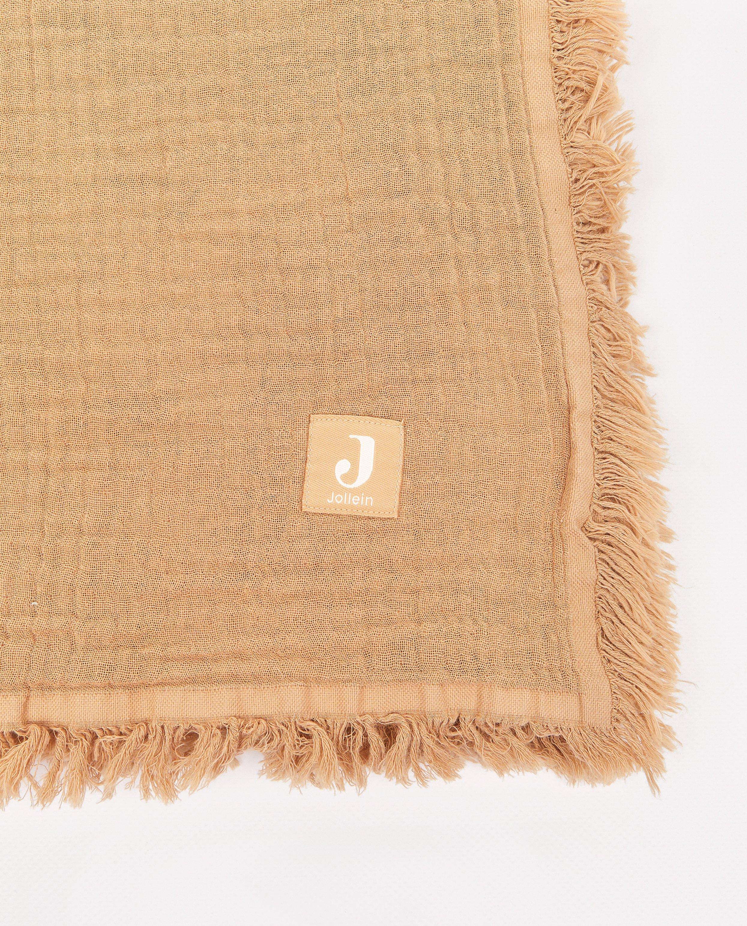 Accessoires pour bébés - Couverture brune en coton bio Jollein