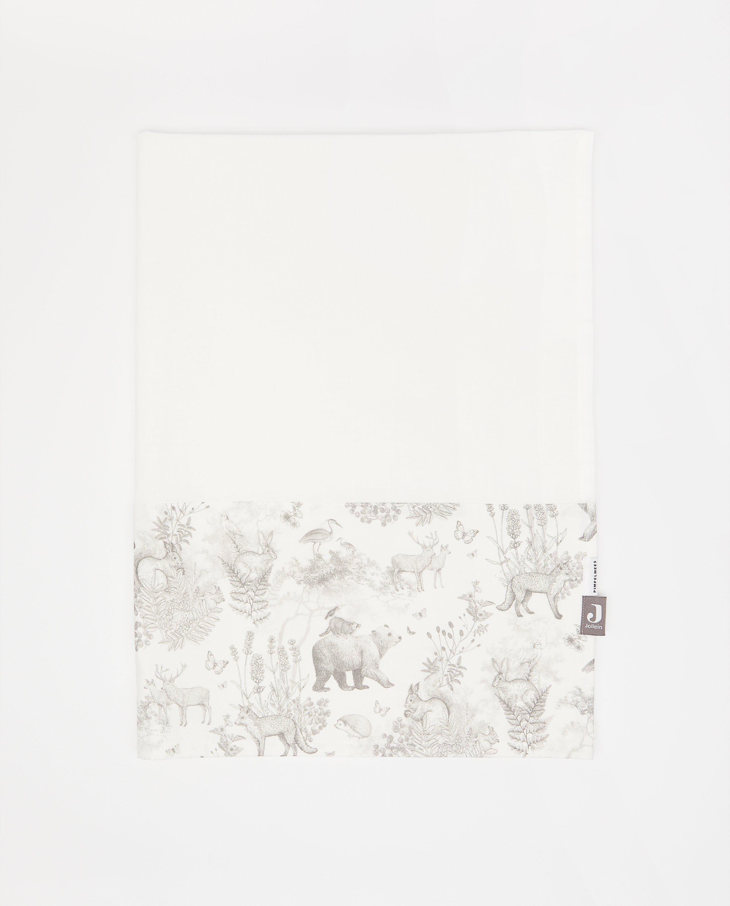 Ecru laken met print - null - Jollein