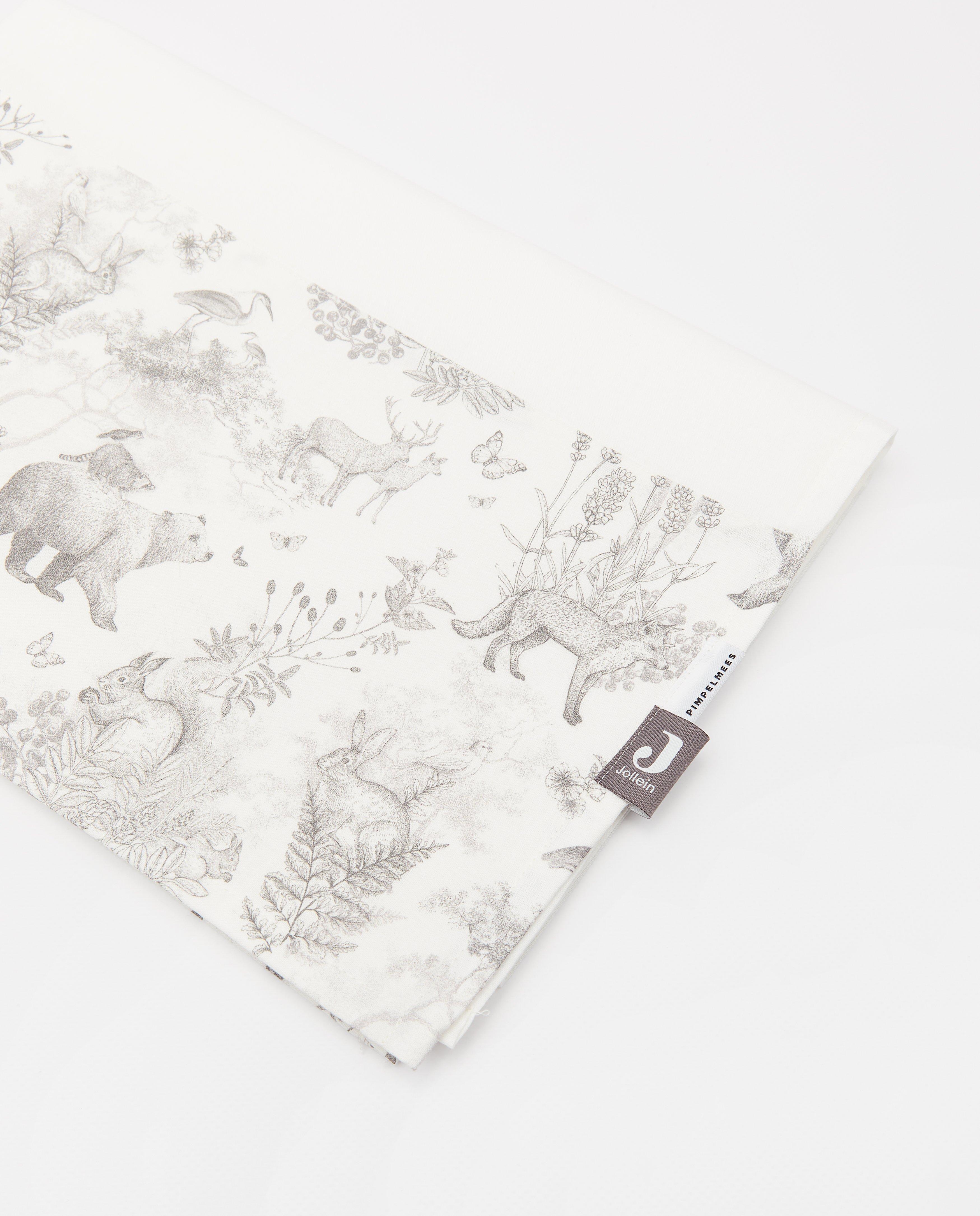 Babyspulletjes - Ecru laken met print
