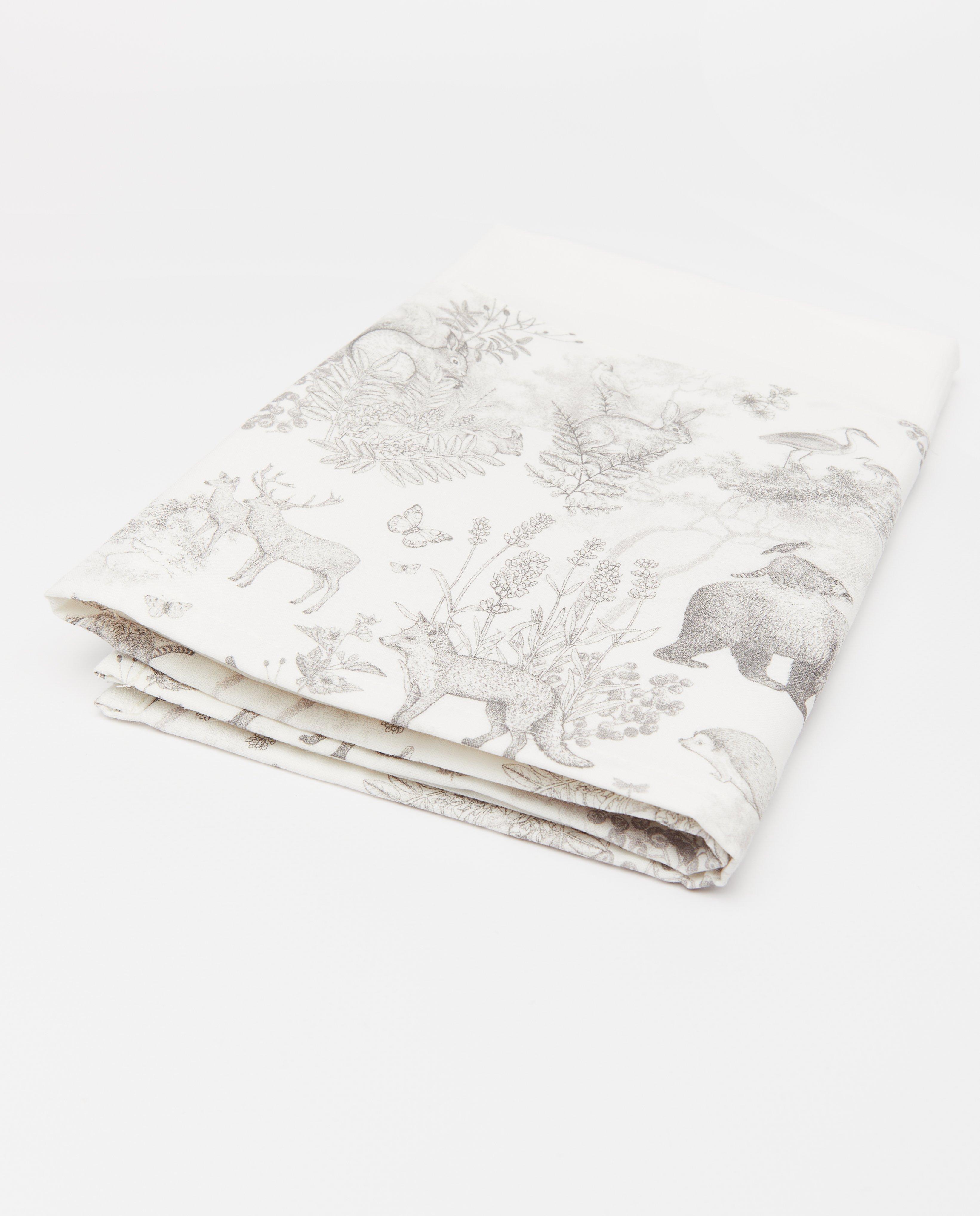 Babyspulletjes - Ecru laken met print
