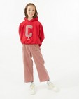 Rode sweater met teddyprint - null - Campus 12