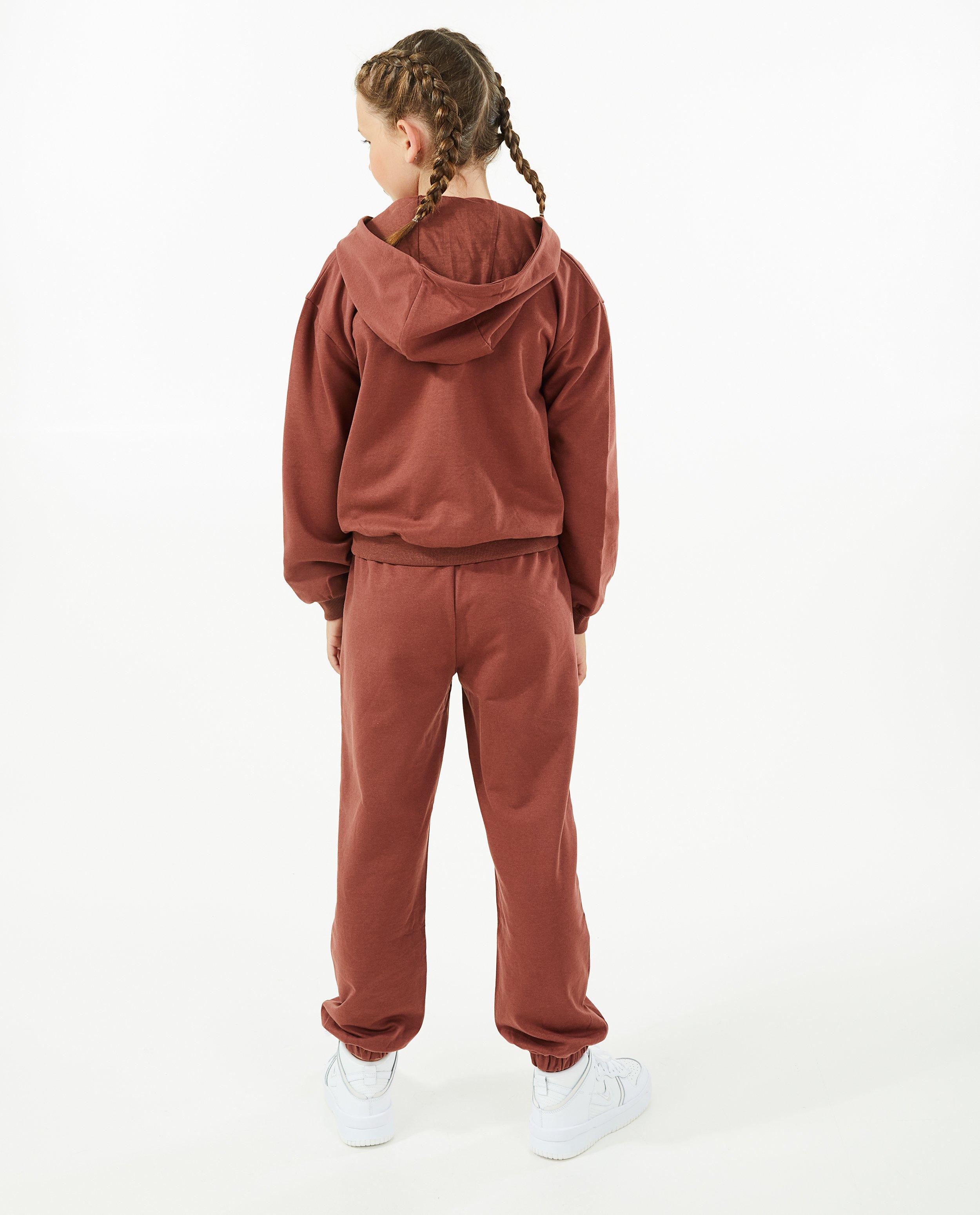 Cardigan - Bruin sweatvest met kap