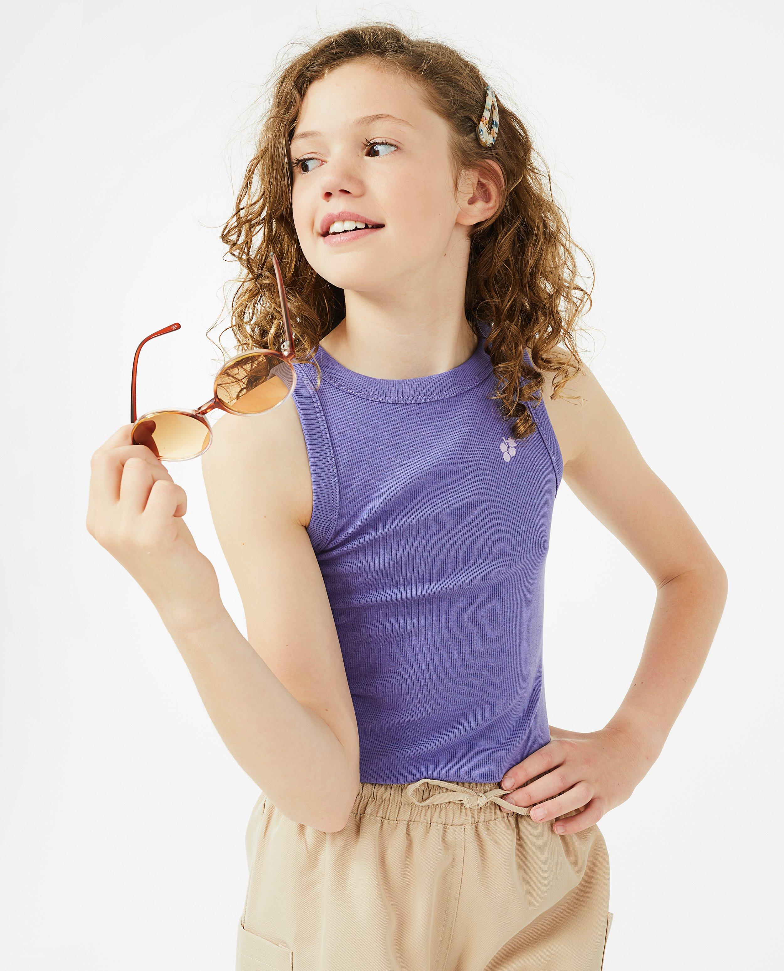 T-shirts - Witte top met borduursel