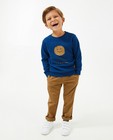 Blauwe sweater met print - null - Kidz Nation