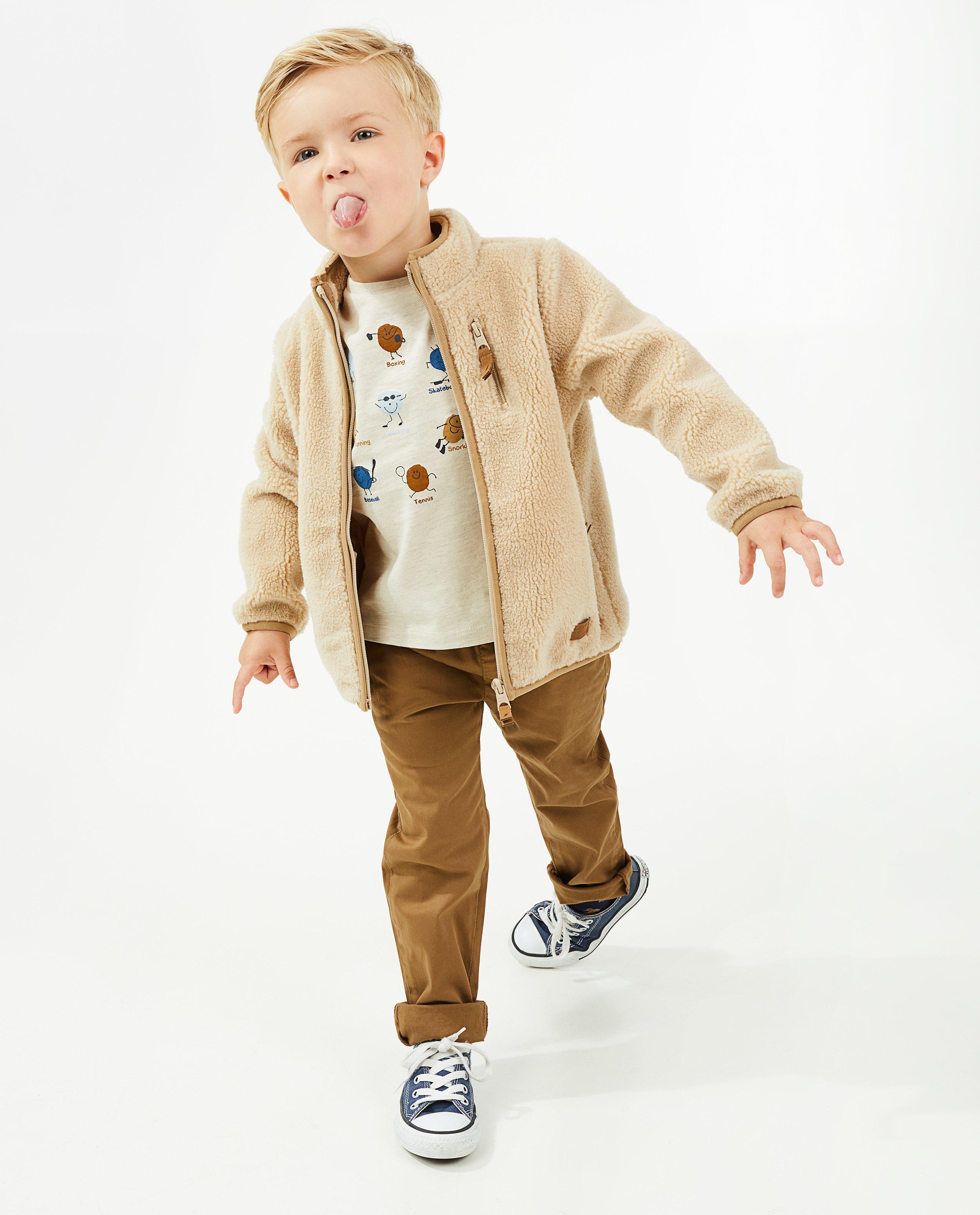 Ecru vest van teddy - null - Kidz Nation