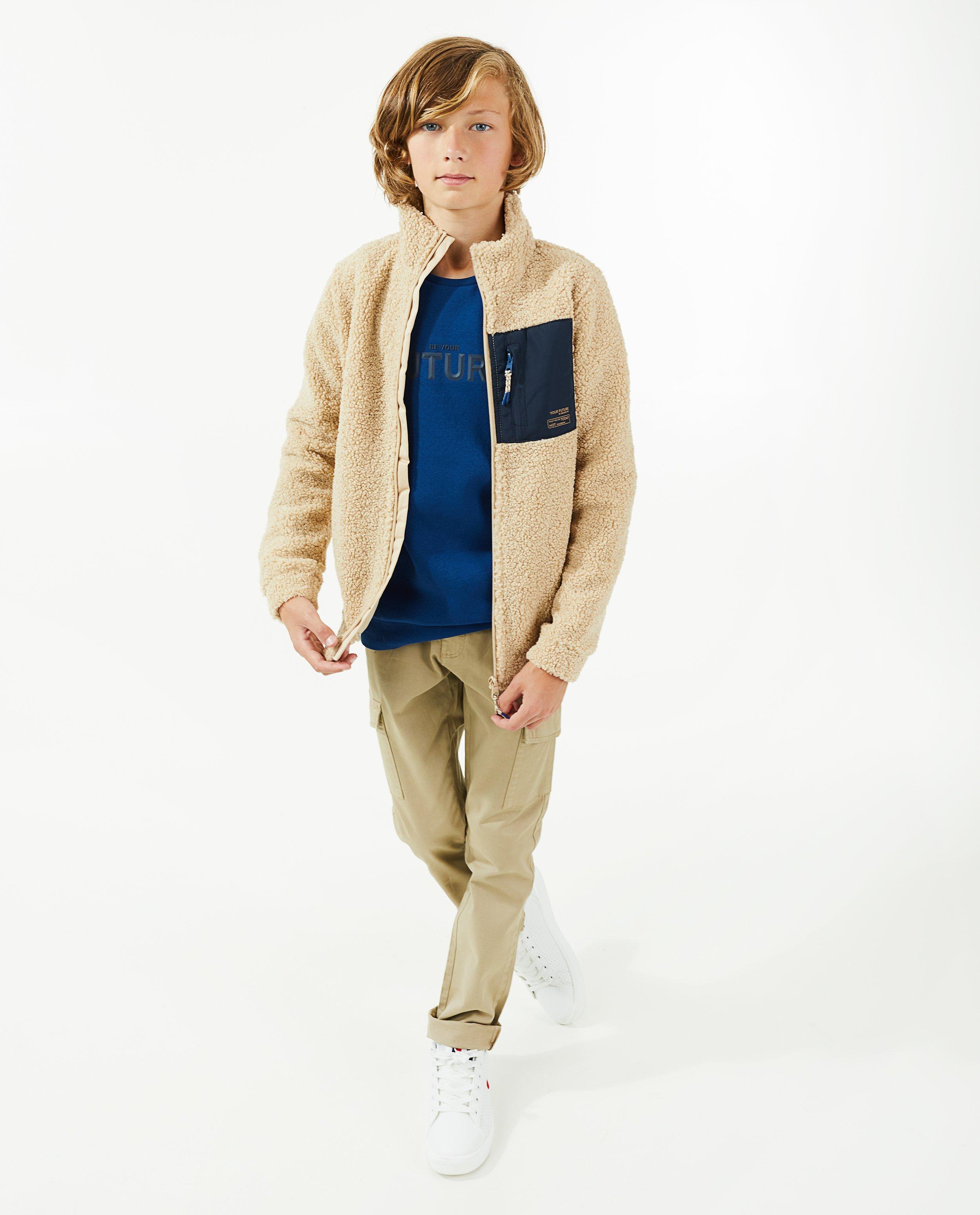 Beige vest van teddy - null - Fish & Chips