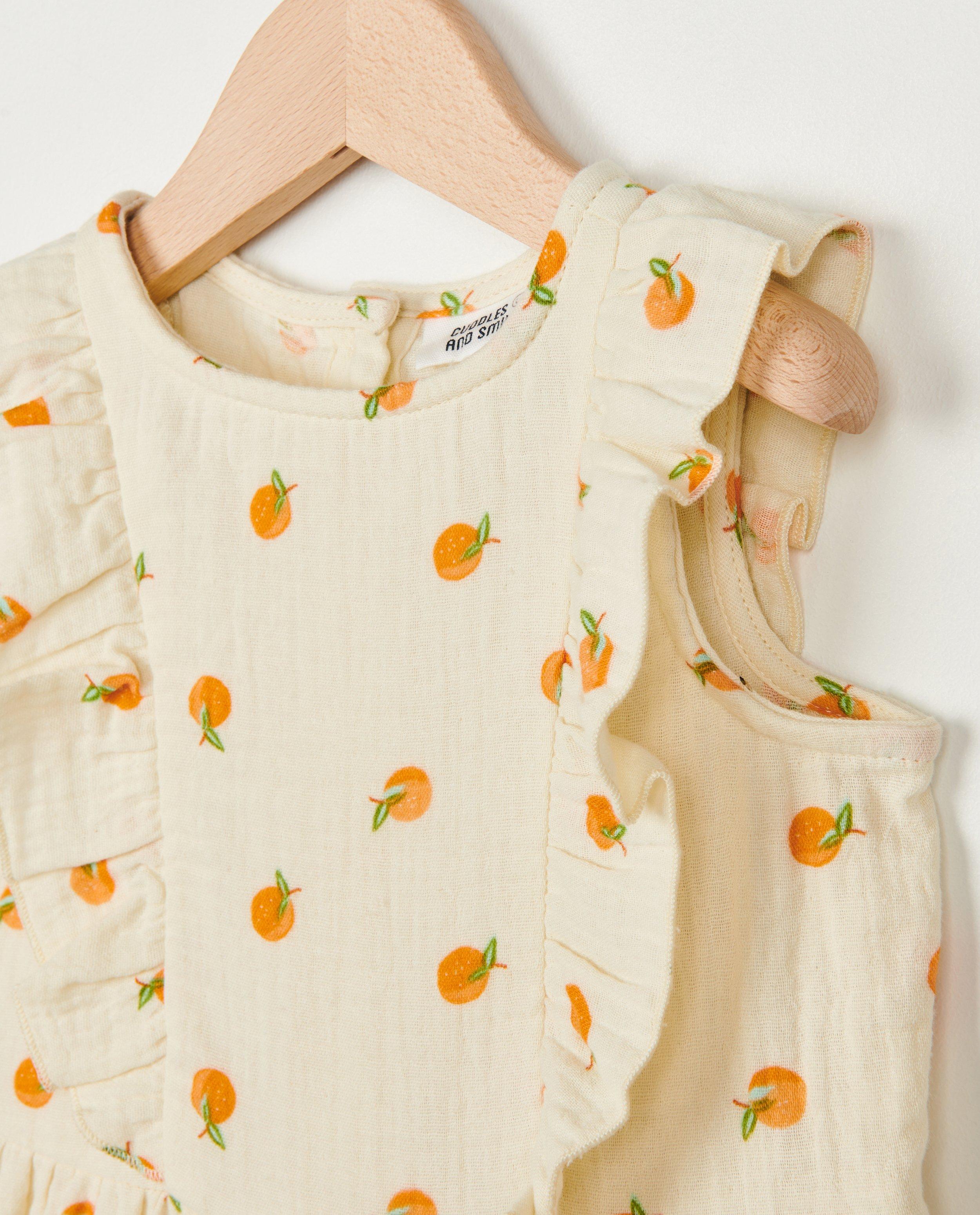 Robes - Robe en coton imprimé