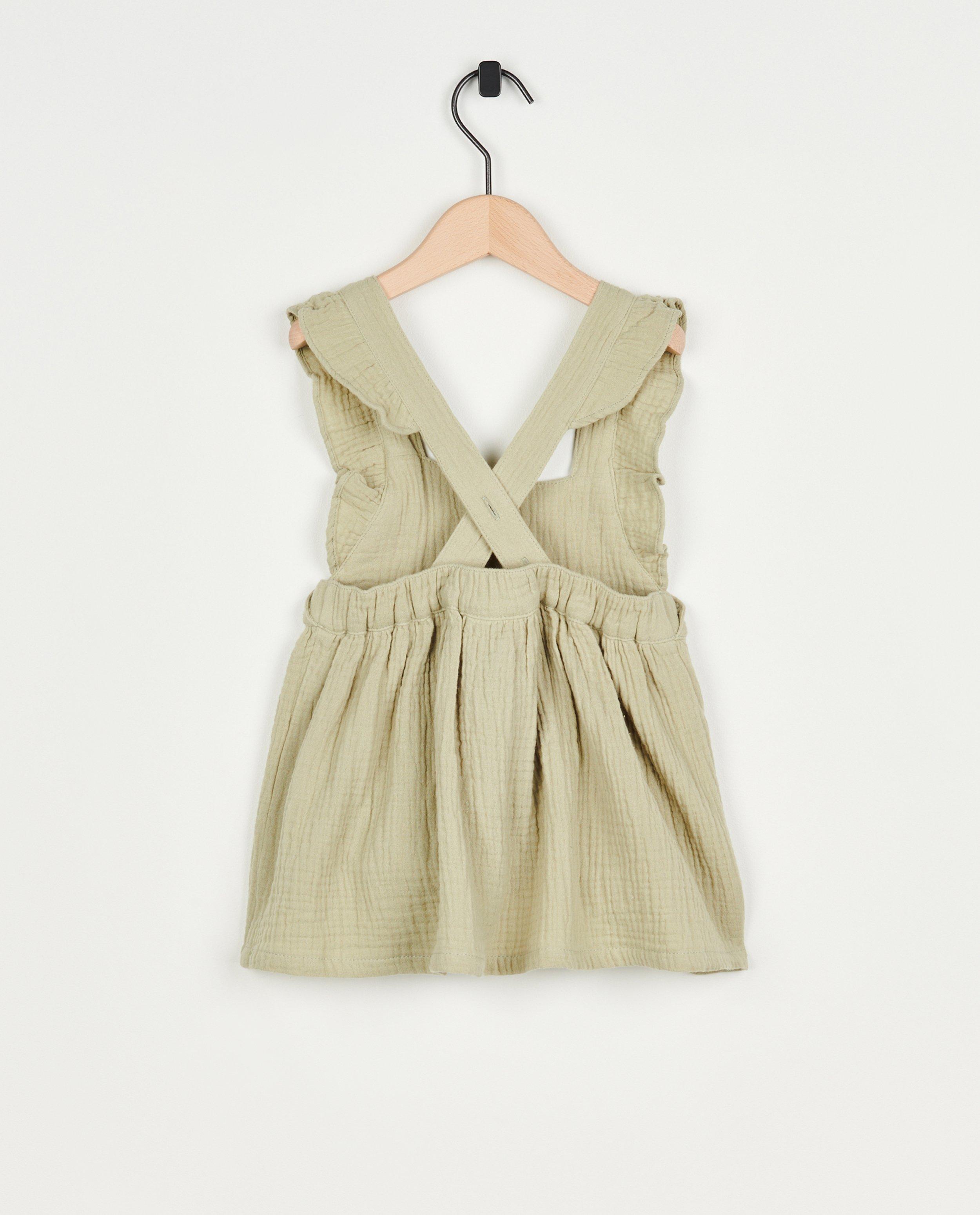 Robes - Robe-salopette en tétra
