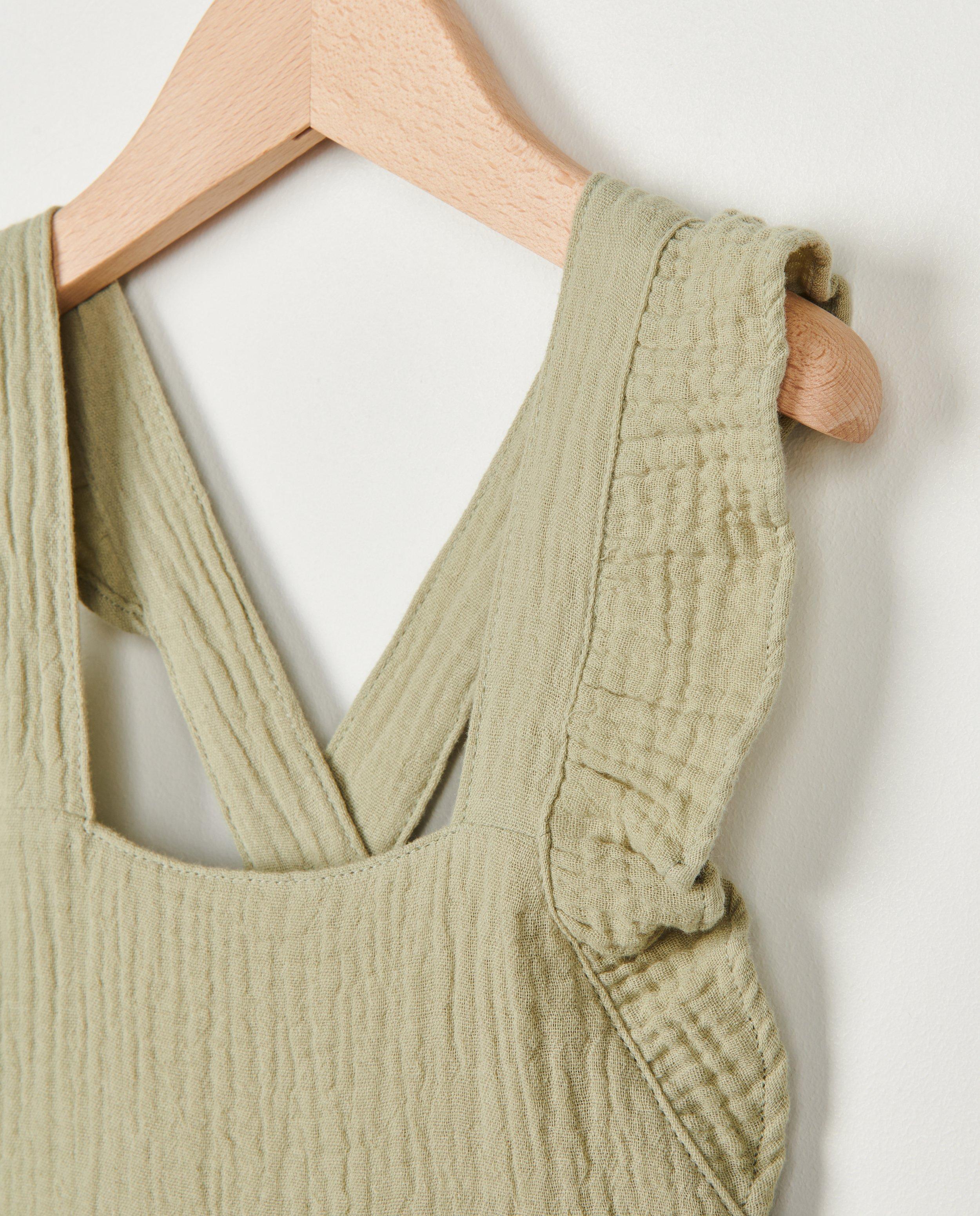 Robes - Robe-salopette en tétra