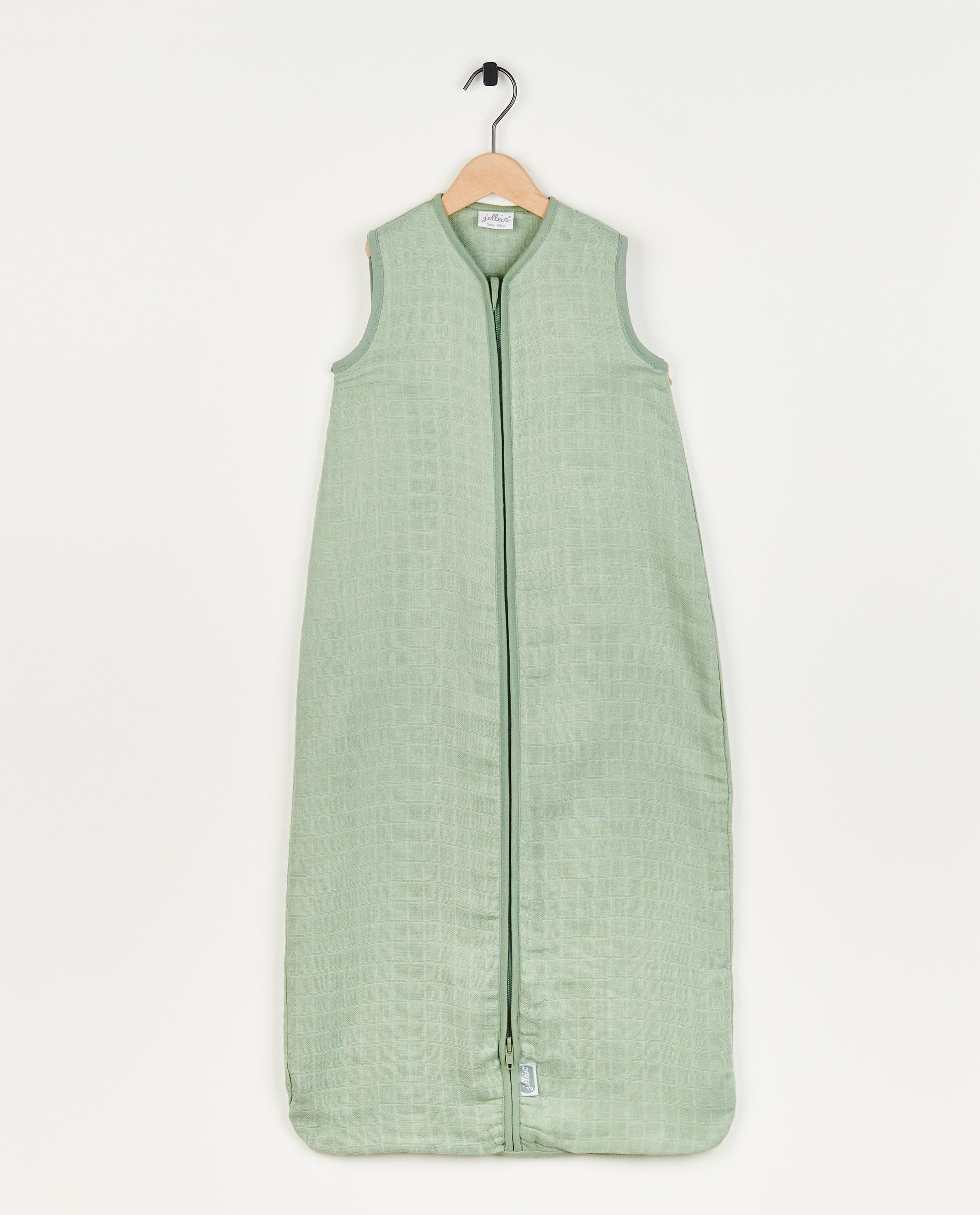 Sac de couchage vert Jollein, 90&nbsp;cm - D&eacute;tails du produit - khaki - image num&eacute;ro 1