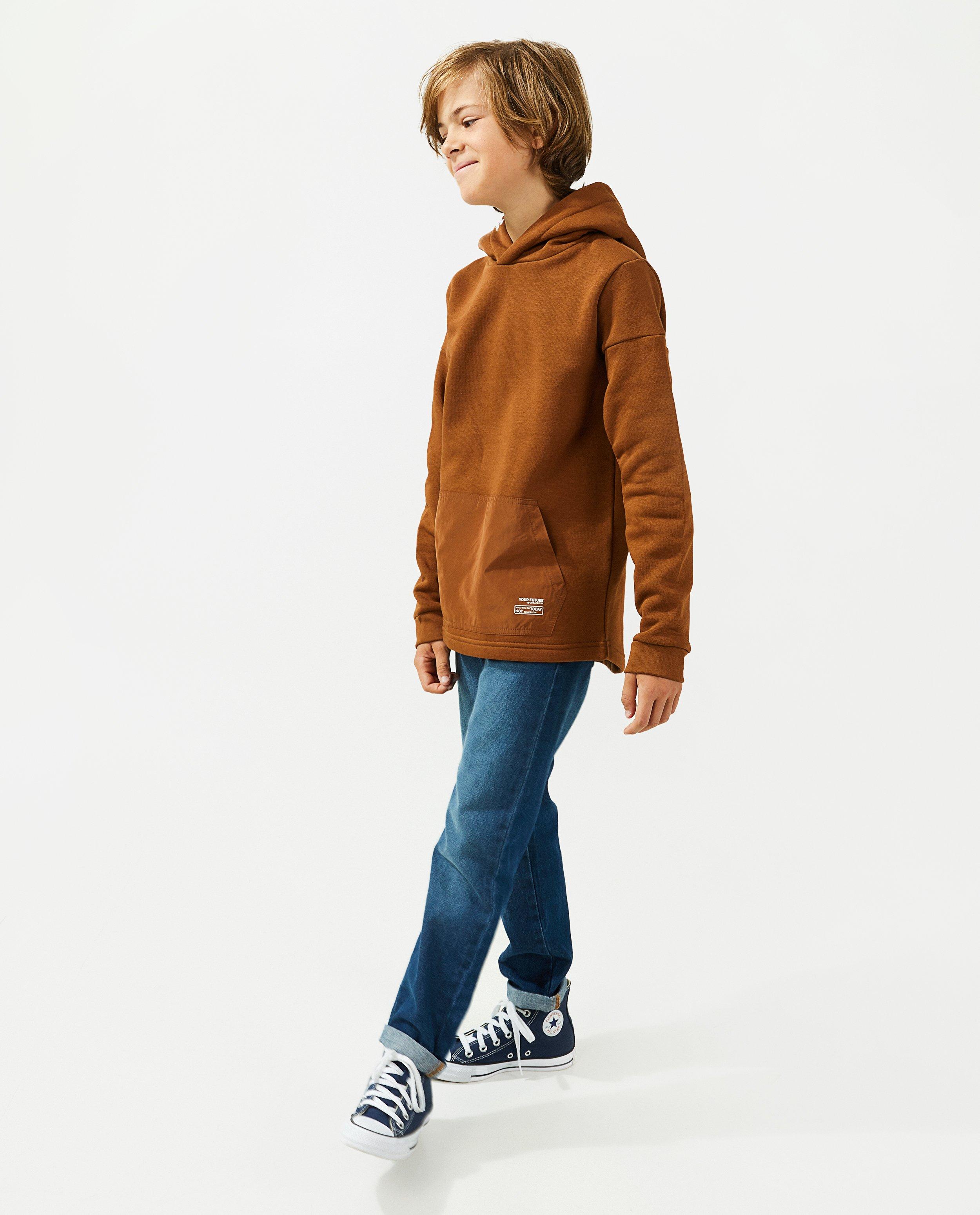 Bruine hoodie - null - Fish & Chips