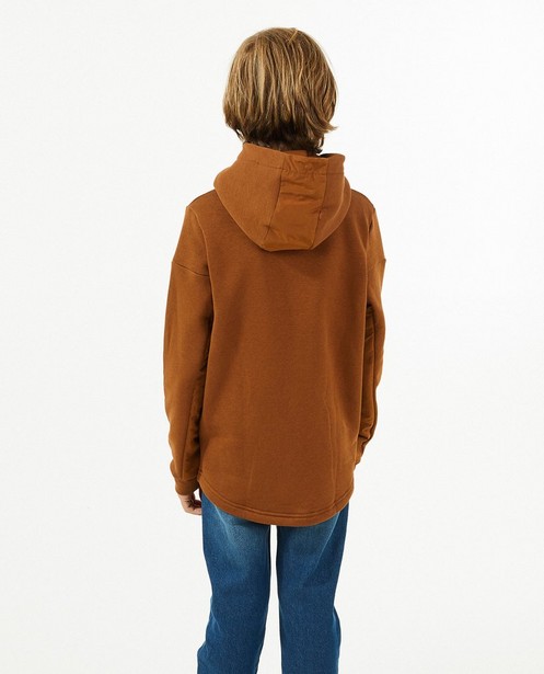 Sweaters - Bruine hoodie