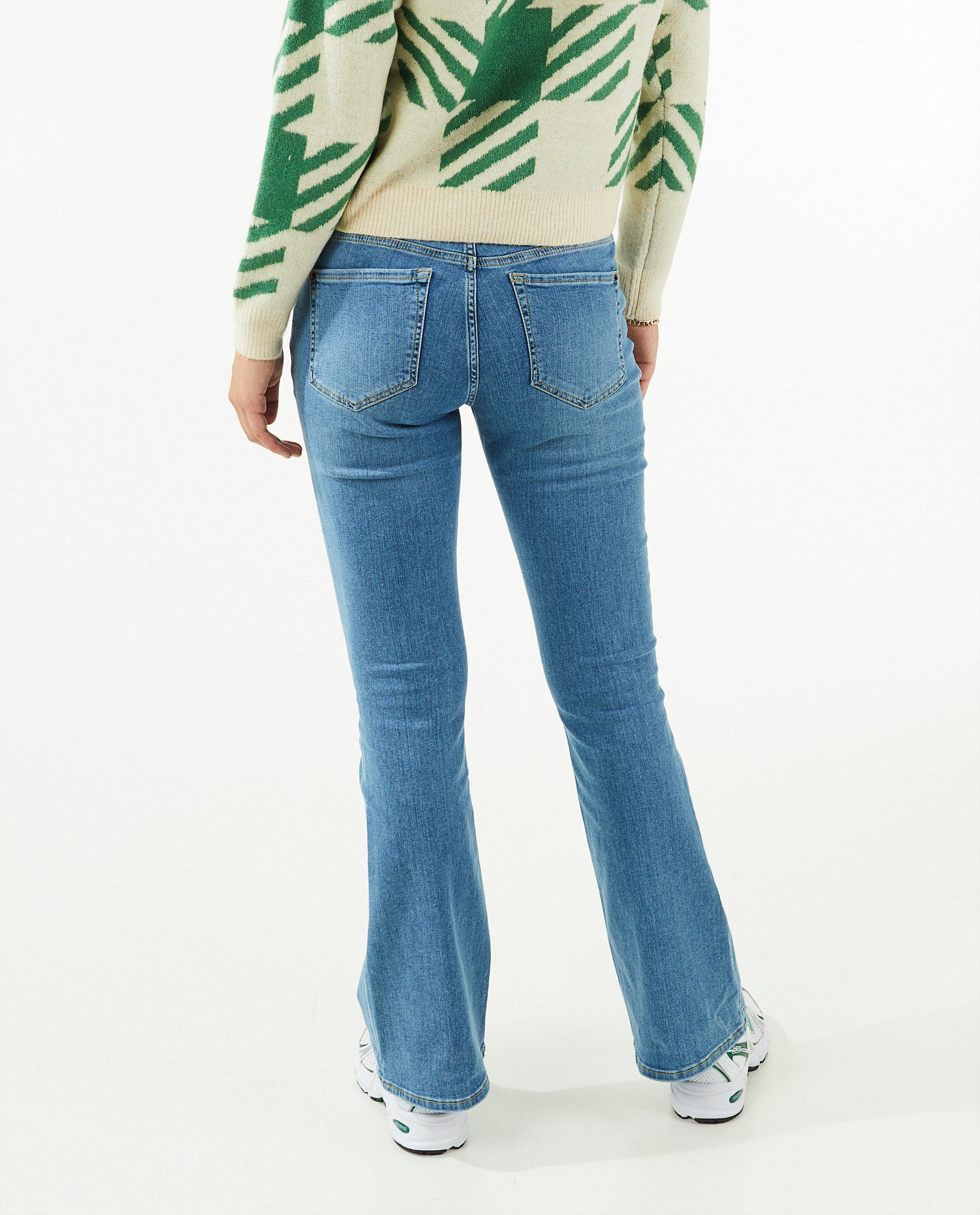 Jeans - Blauwe jeans, bootcut fit