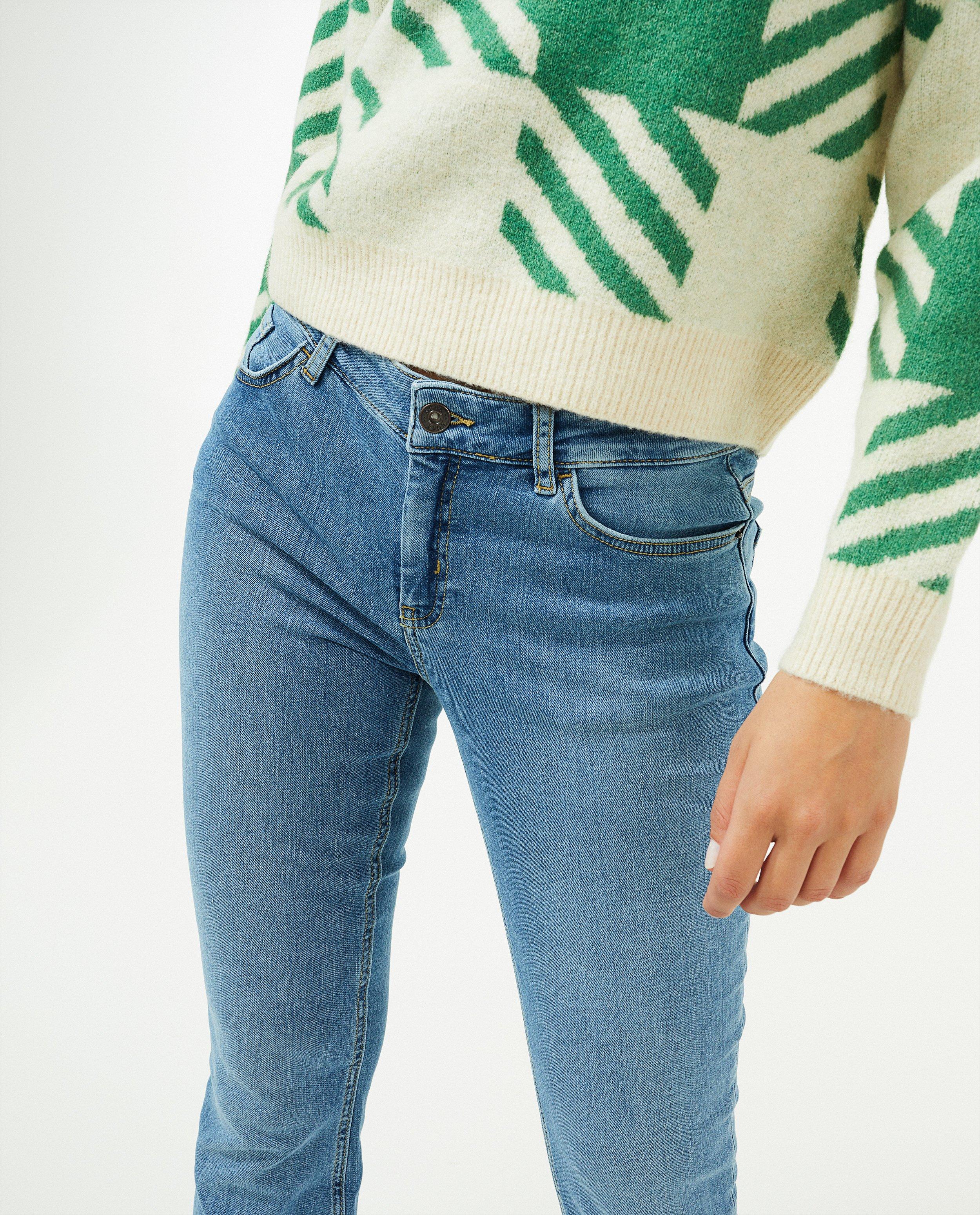 Jeans - Blauwe jeans, bootcut fit