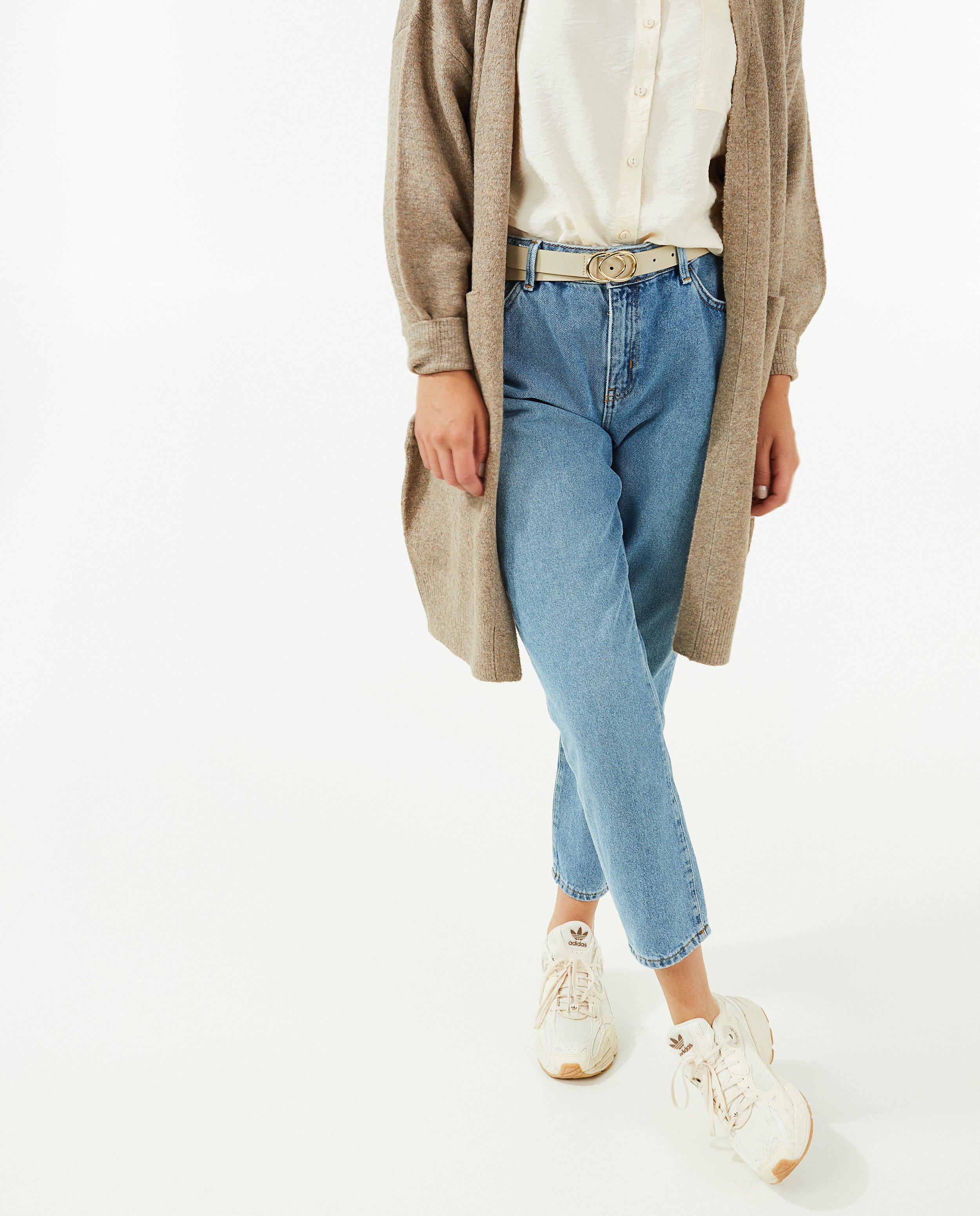 Jeans - Blauwe jeans, mom fit