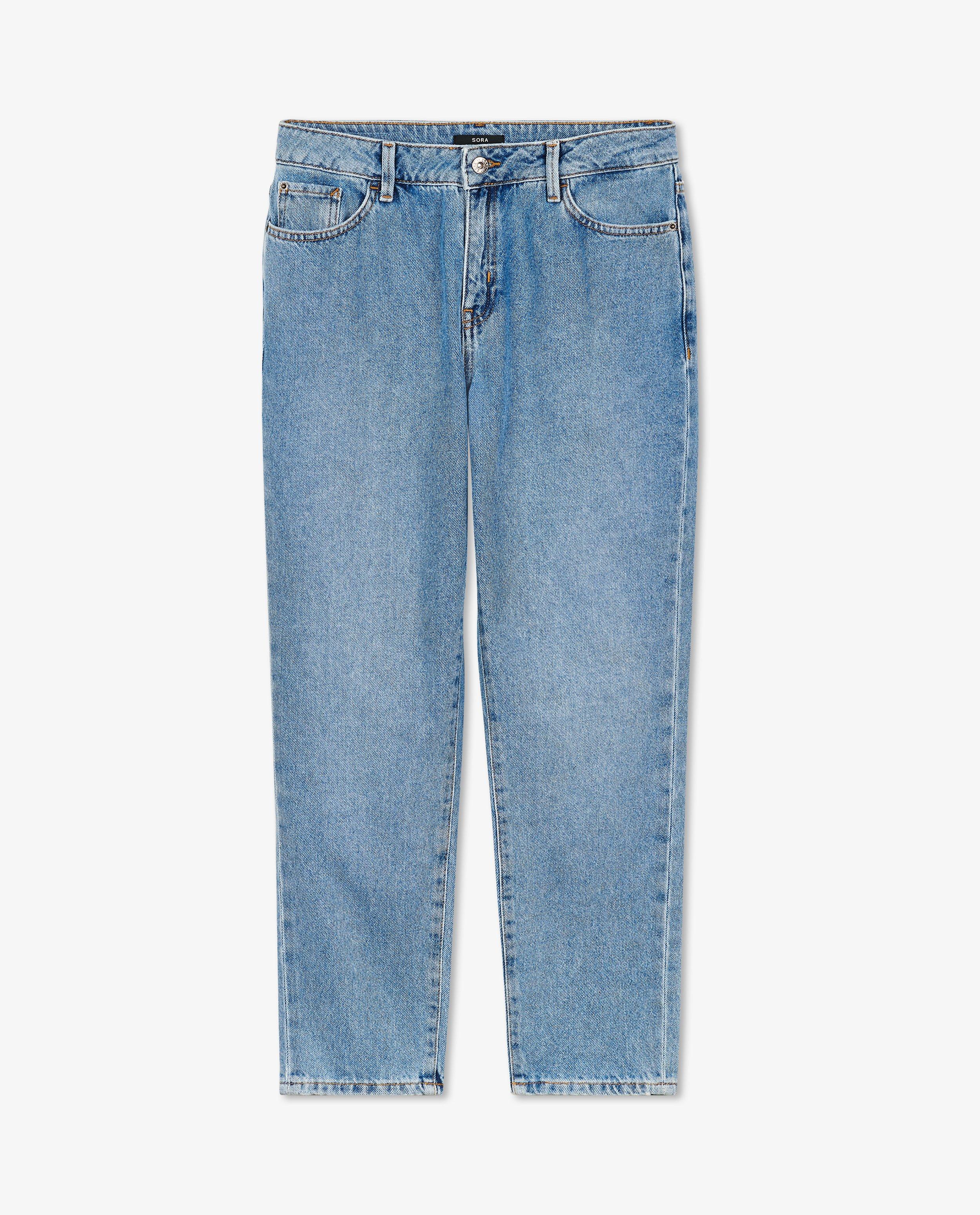 Jeans - Blauwe jeans, mom fit